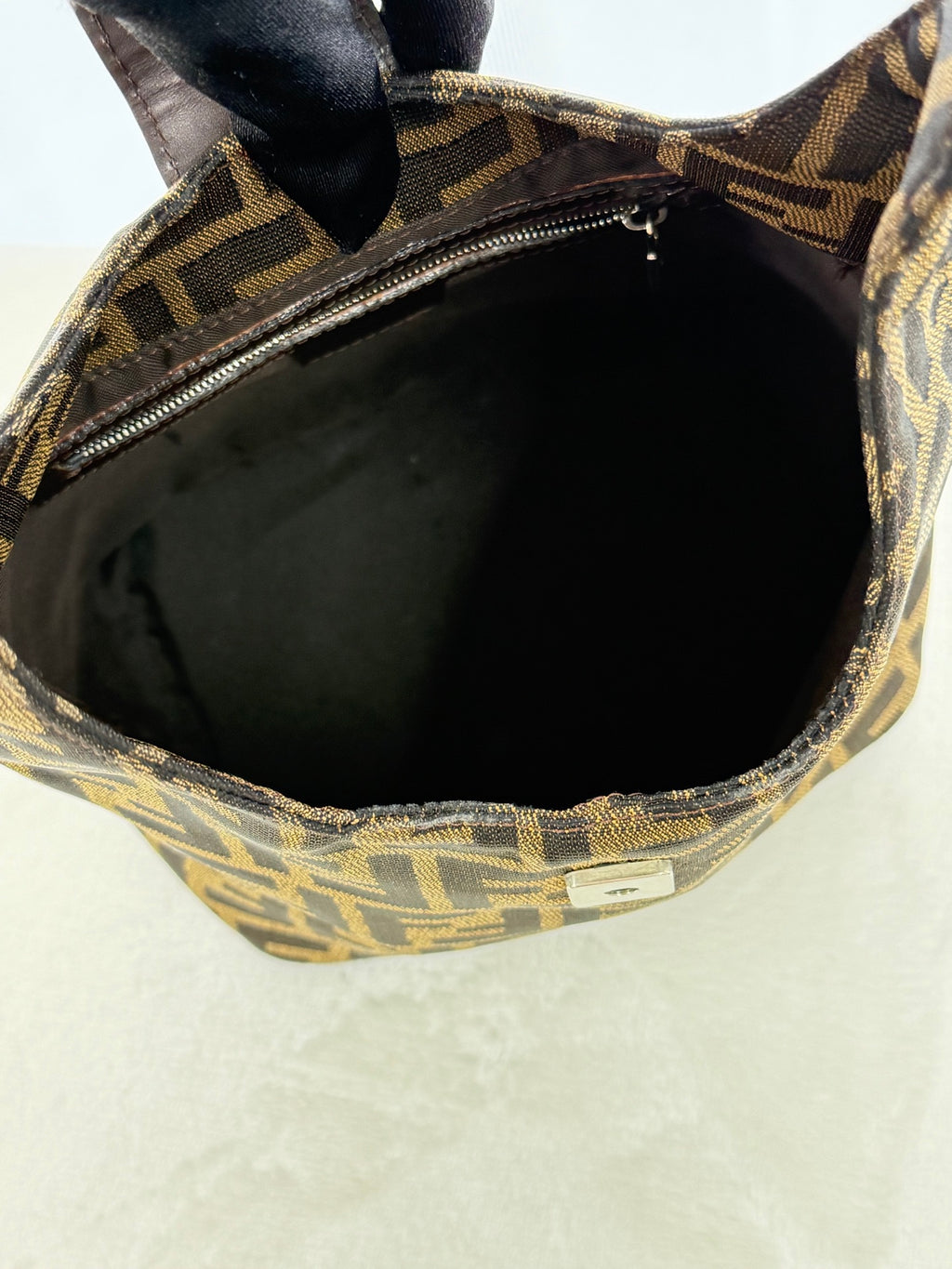 FENDI Zucca Mini Hobobag