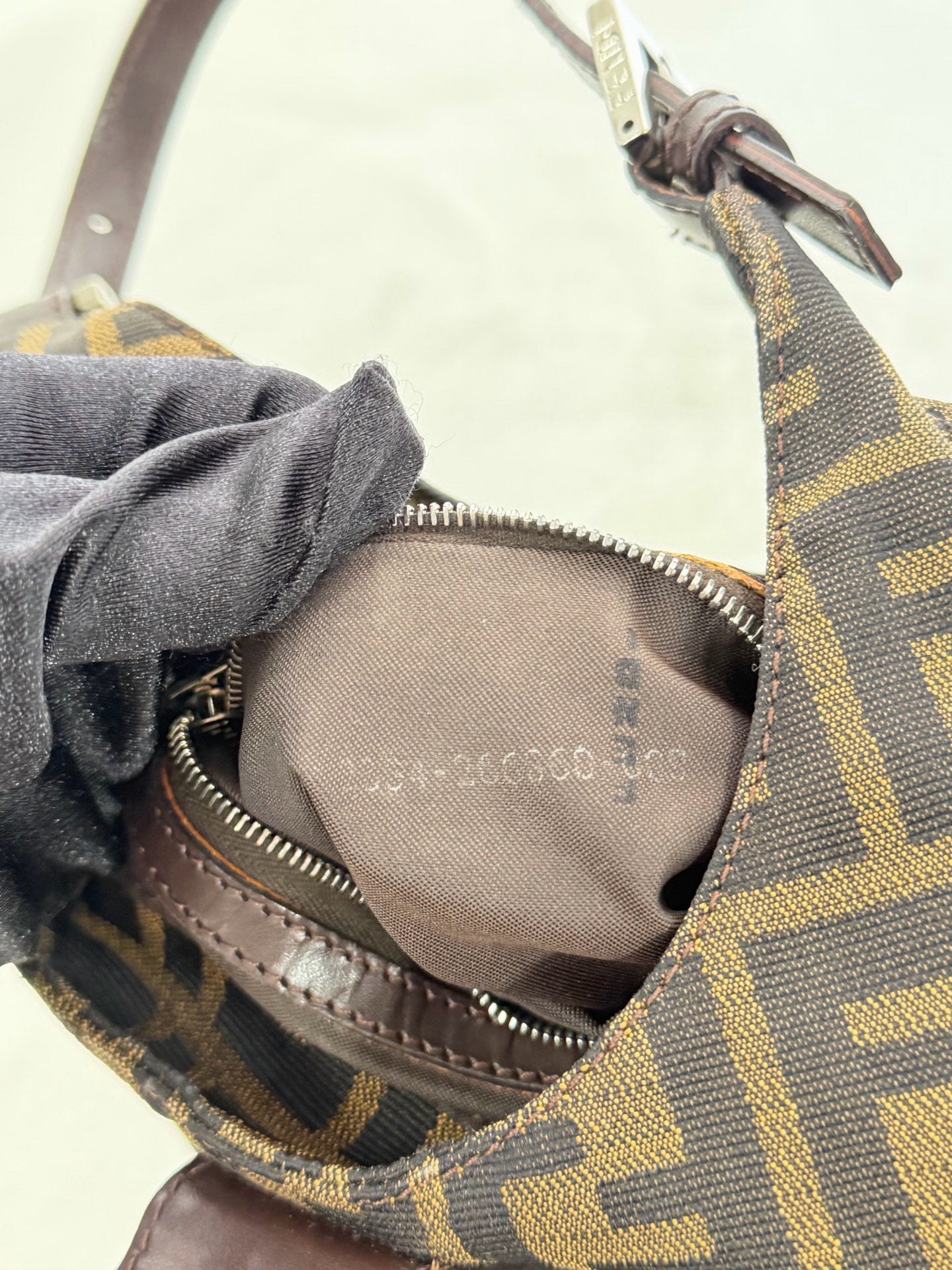 FENDI Zucca Mini Hobobag