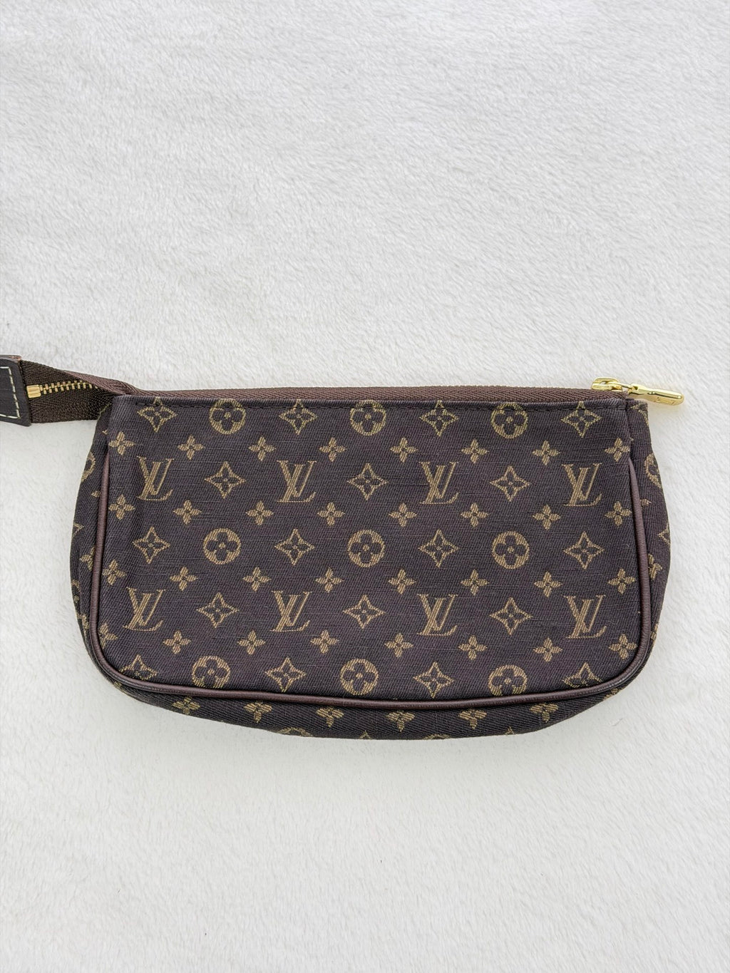 LOUIS VUITTON Monogram Denim Brown Totebag(Set)