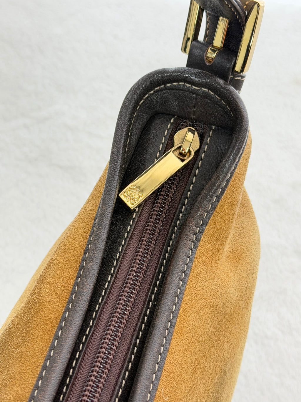 LOEWE Suede Hobo Shoulderbag