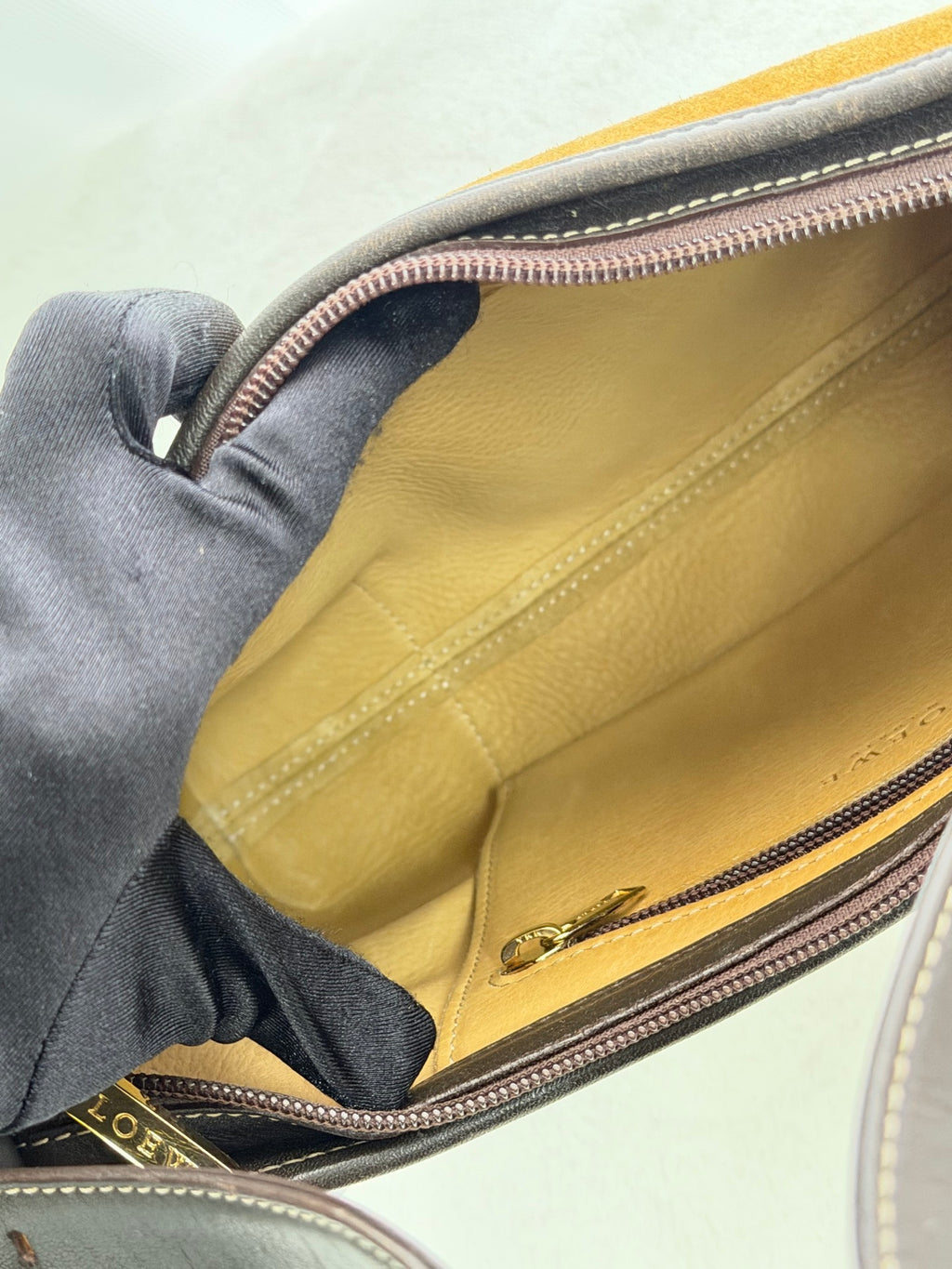 LOEWE Suede Hobo Shoulderbag