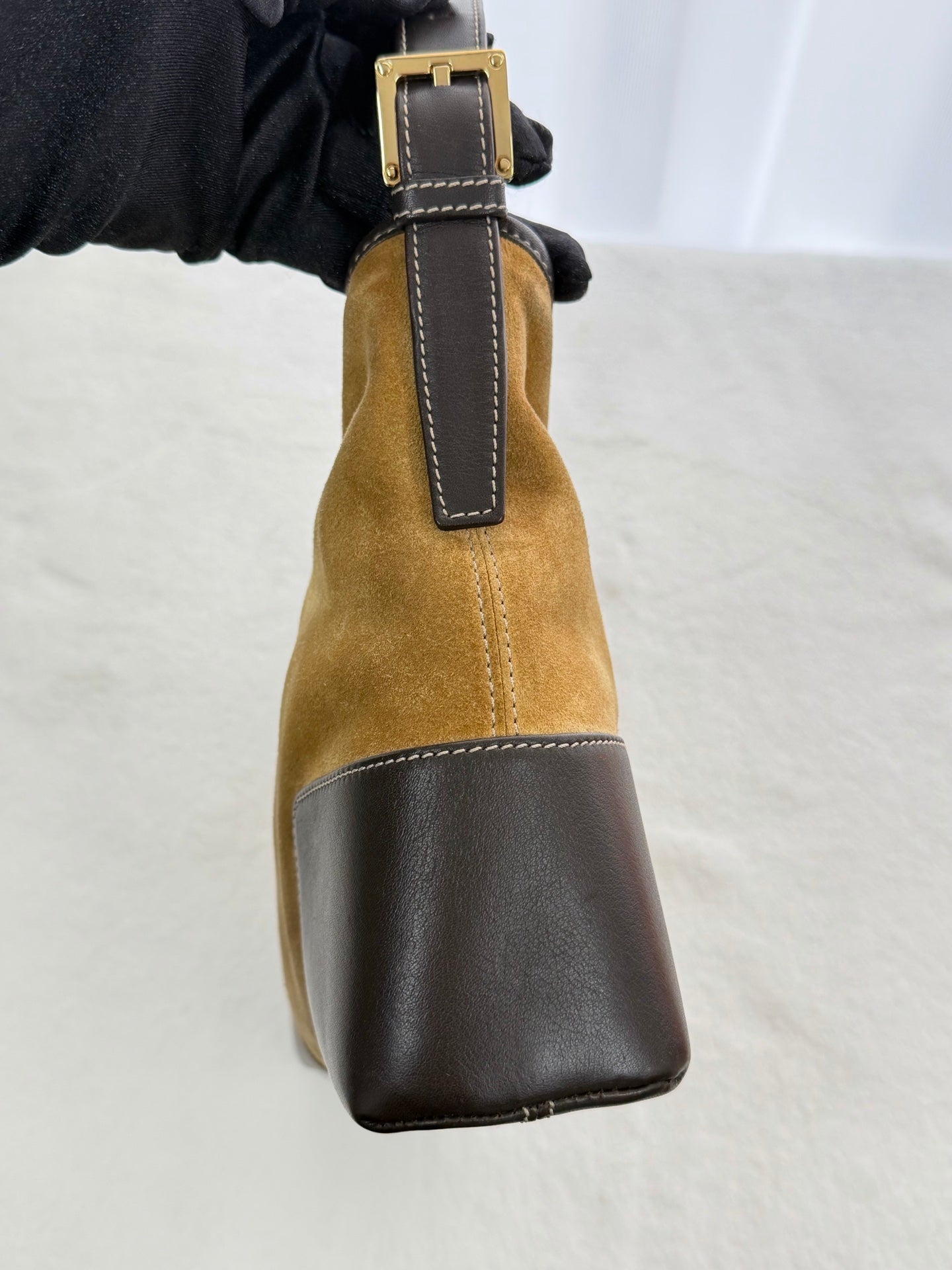 LOEWE Suede Hobo Shoulderbag