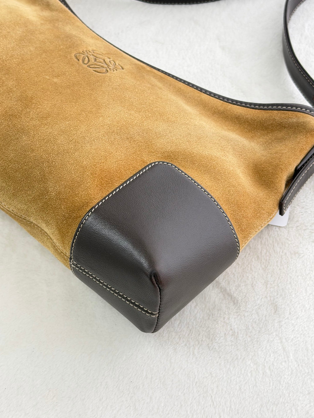 LOEWE Suede Hobo Shoulderbag