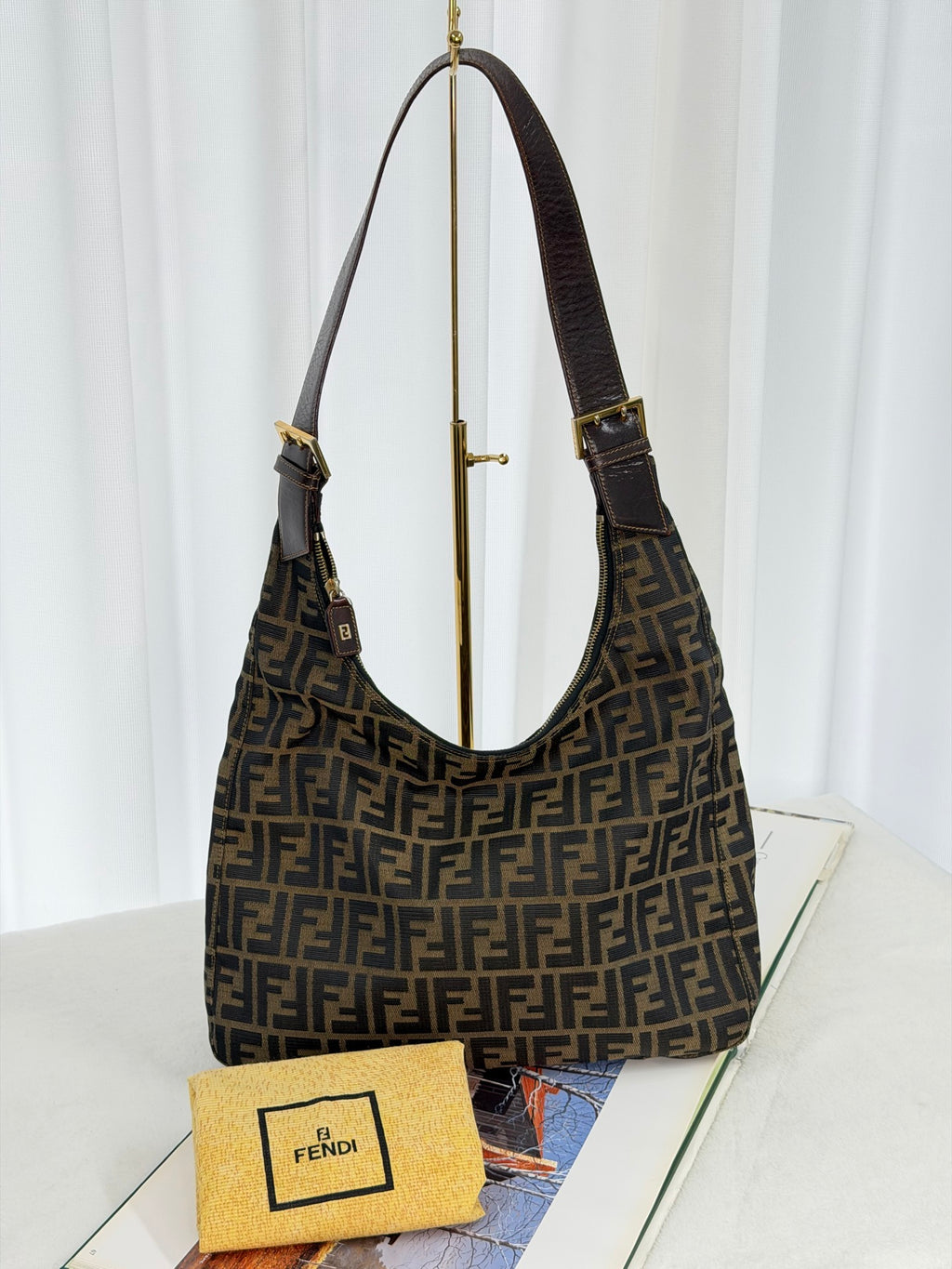 FENDI Zucca Hobo shoulderbag