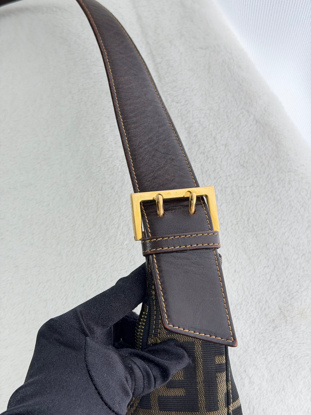 FENDI Zucca Hobo shoulderbag