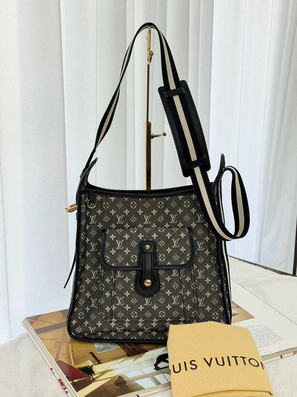 LOUIS VUITTON Monogram Denim Shoulderbag