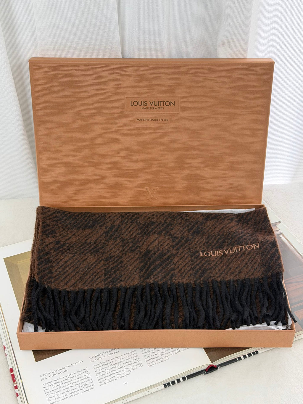 LOUIS VUITTON Cashmere Scarf