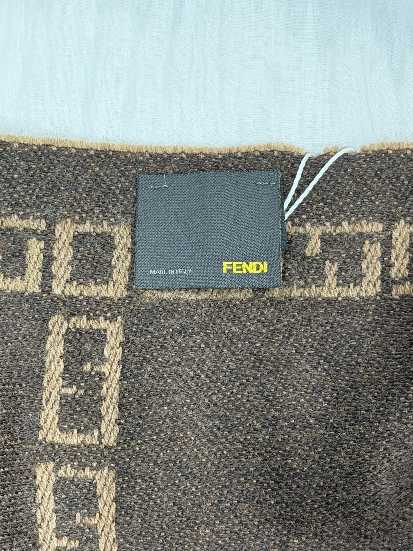 FENDI Zucca Cashmere Scarf