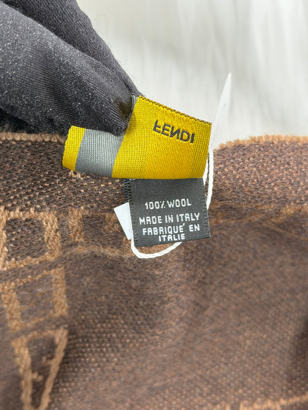 FENDI Zucca Cashmere Scarf