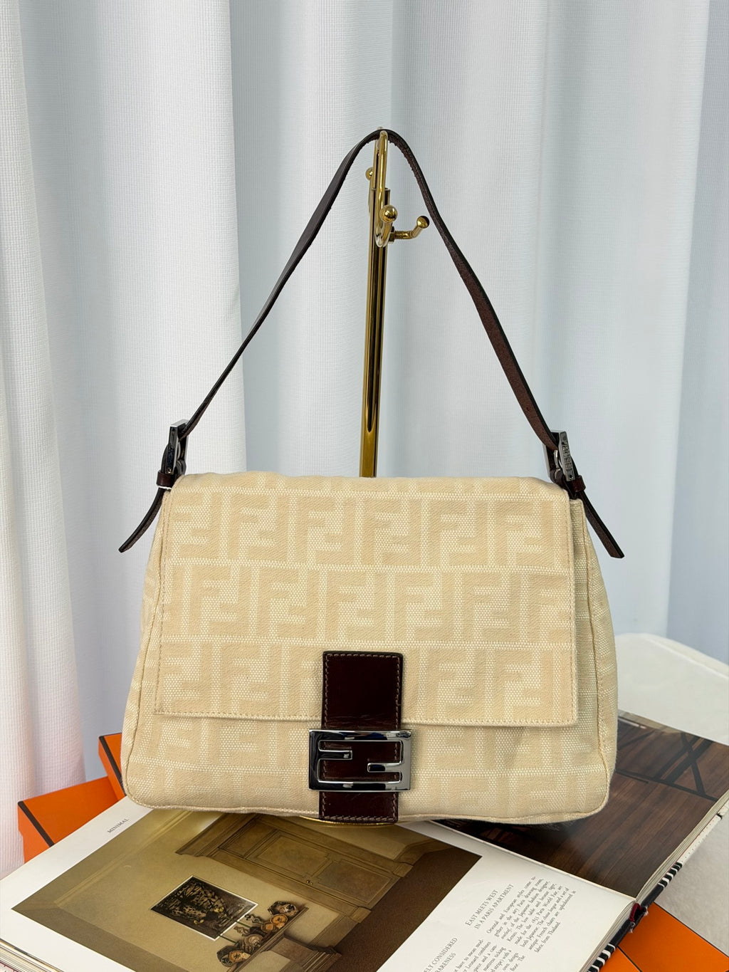 FENDI Zucca Baguette bag