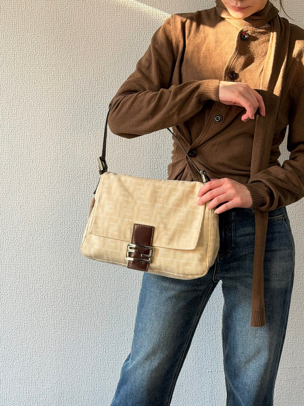 FENDI Zucca Baguette bag