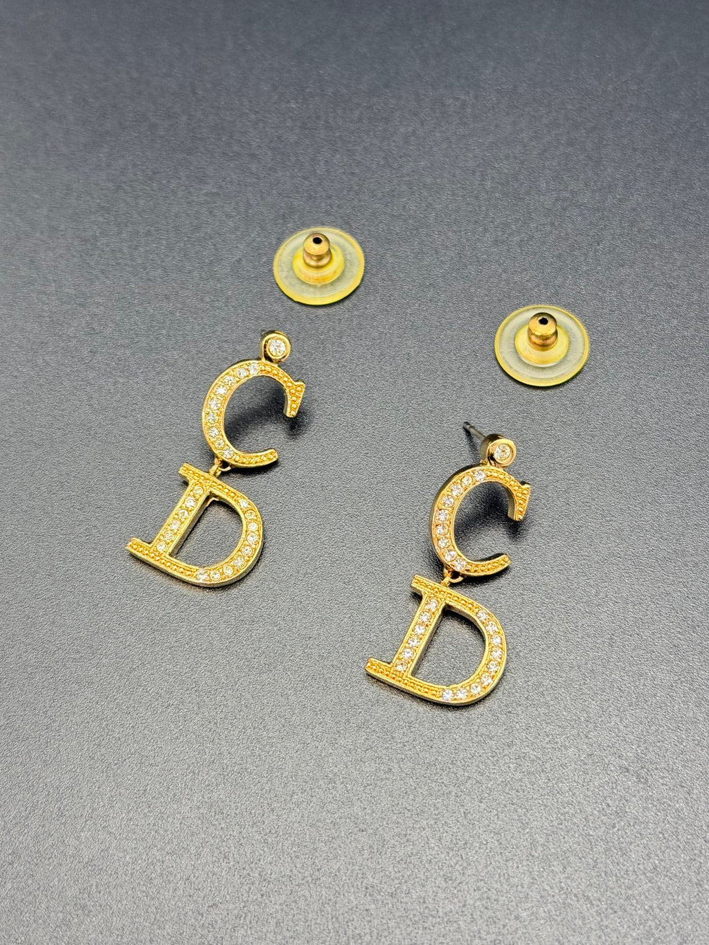 CHRISTIAN DIOR CD-Logo  Earring