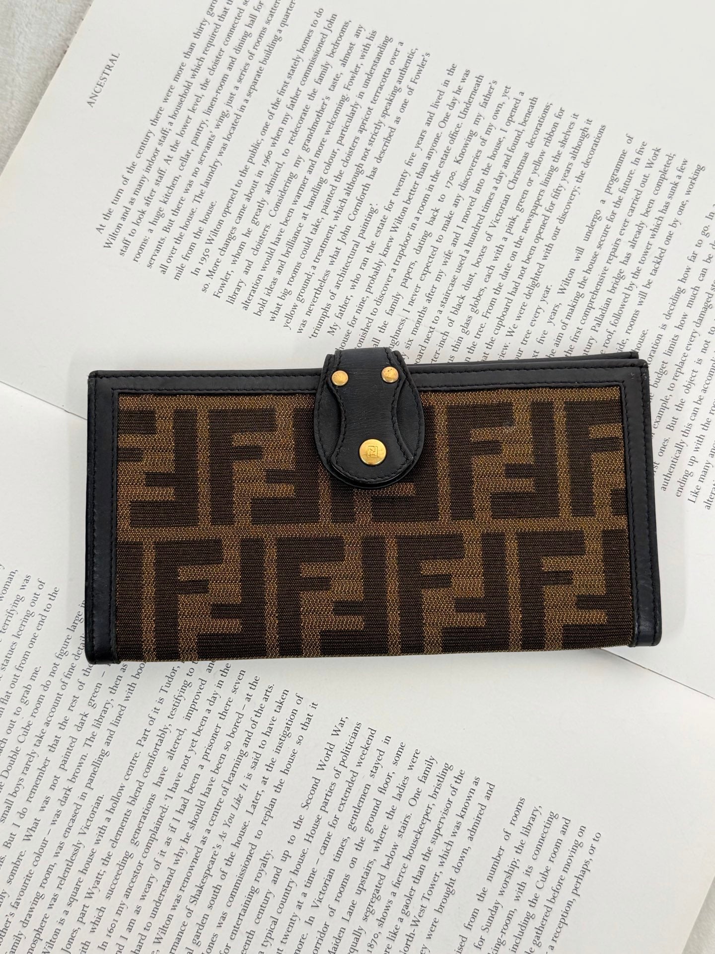 FENDI Zucca Wallet