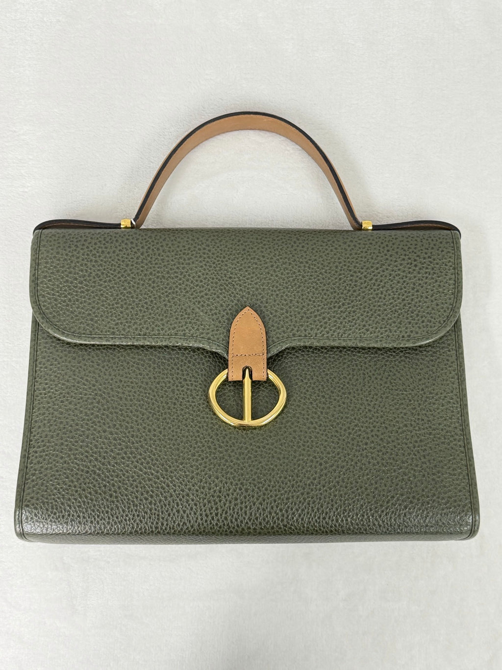 CHRISTIAN DIOR Green Geniune Kelly handbag