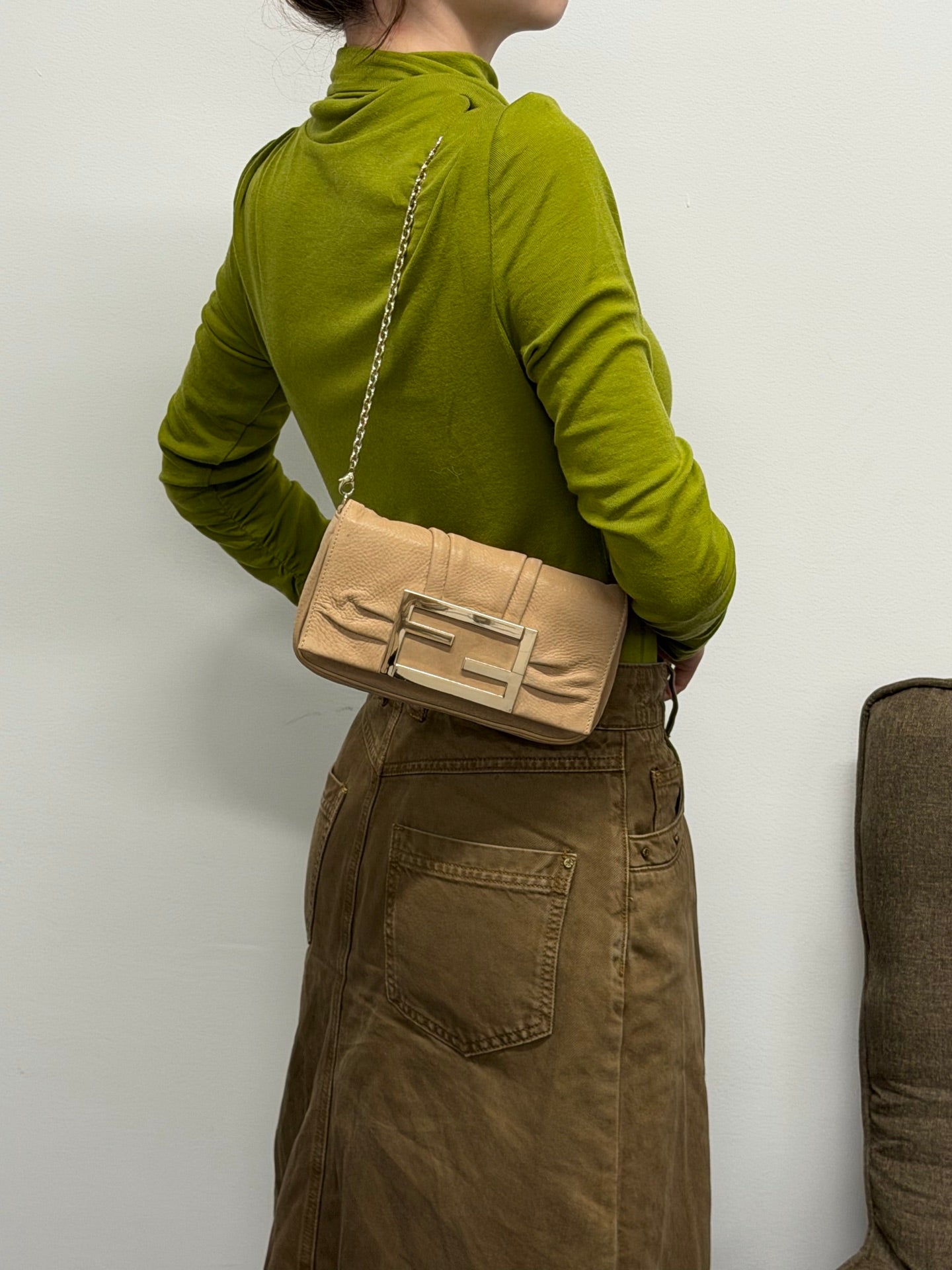 FENDI Milky-color Mini Shouderbag