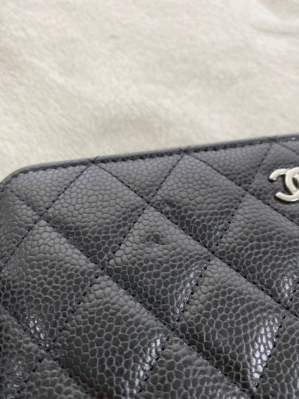 CHANEL Cavier Genuine Wallet