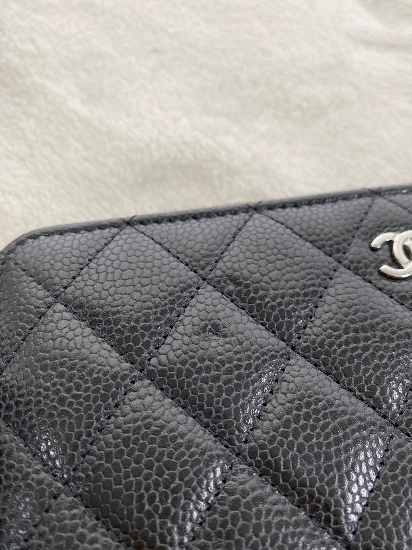CHANEL Cavier Genuine Wallet