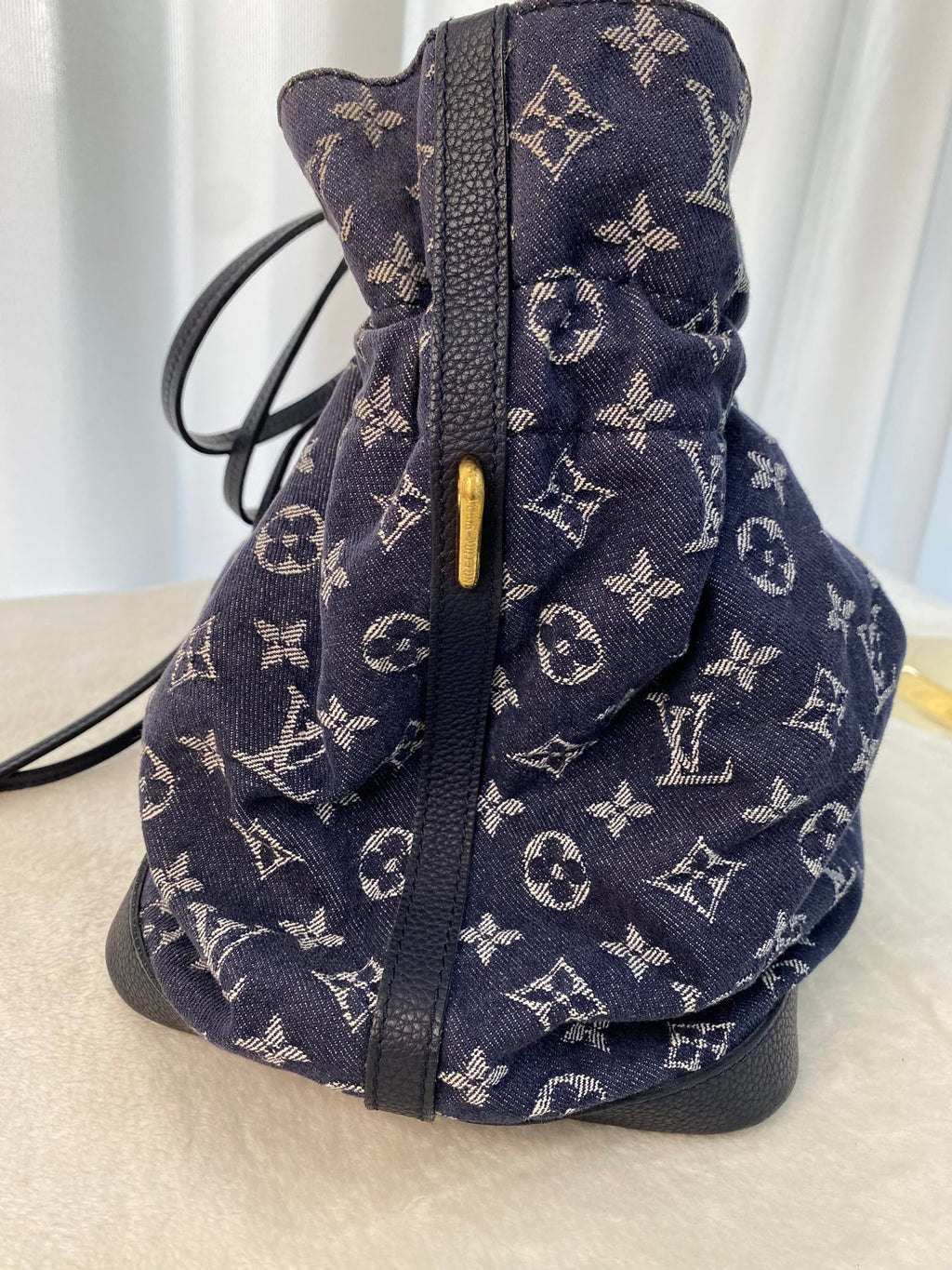 LOUIS VUITTON Monogram Denim Handbag