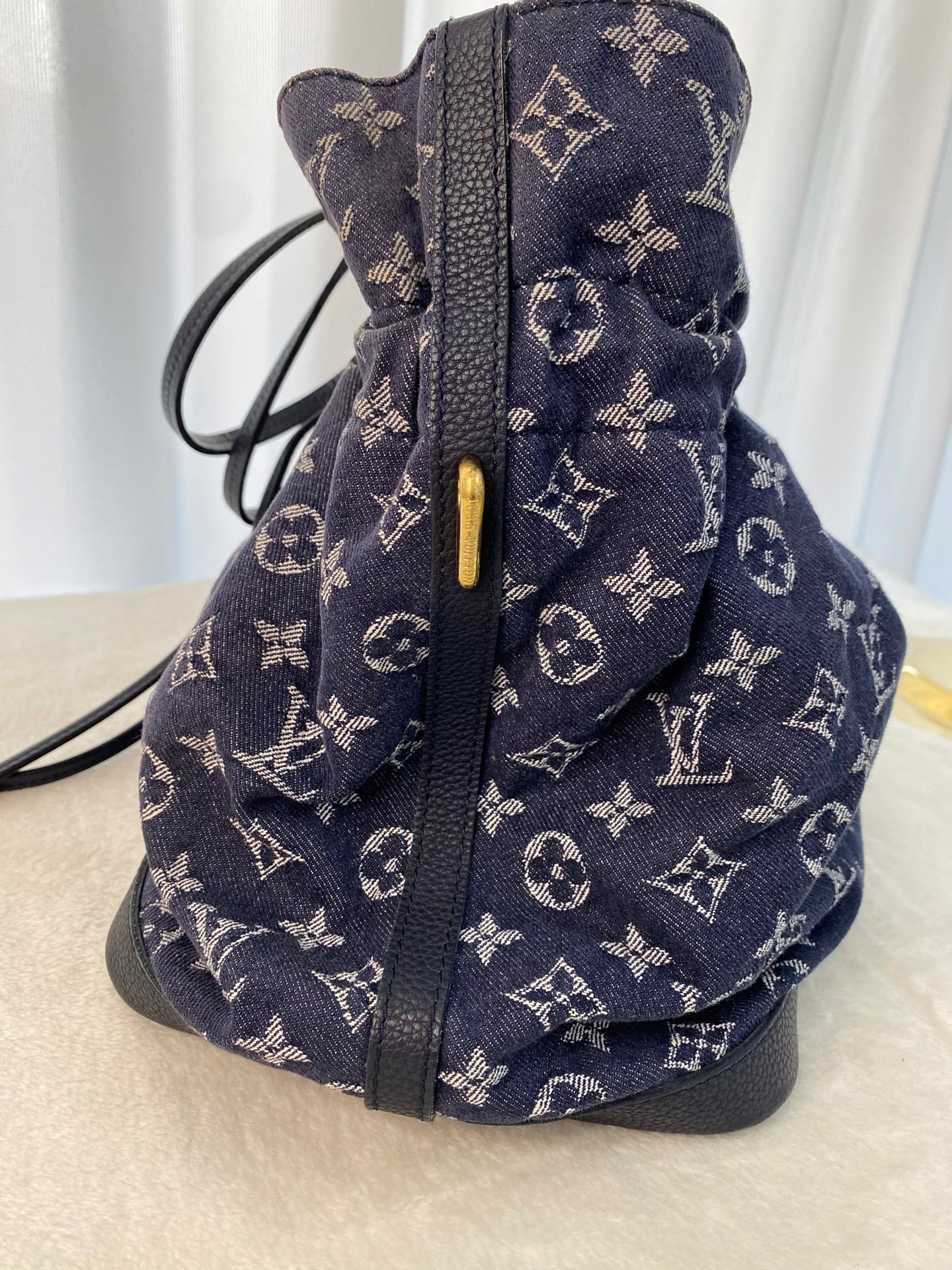 LOUIS VUITTON Monogram Denim Handbag
