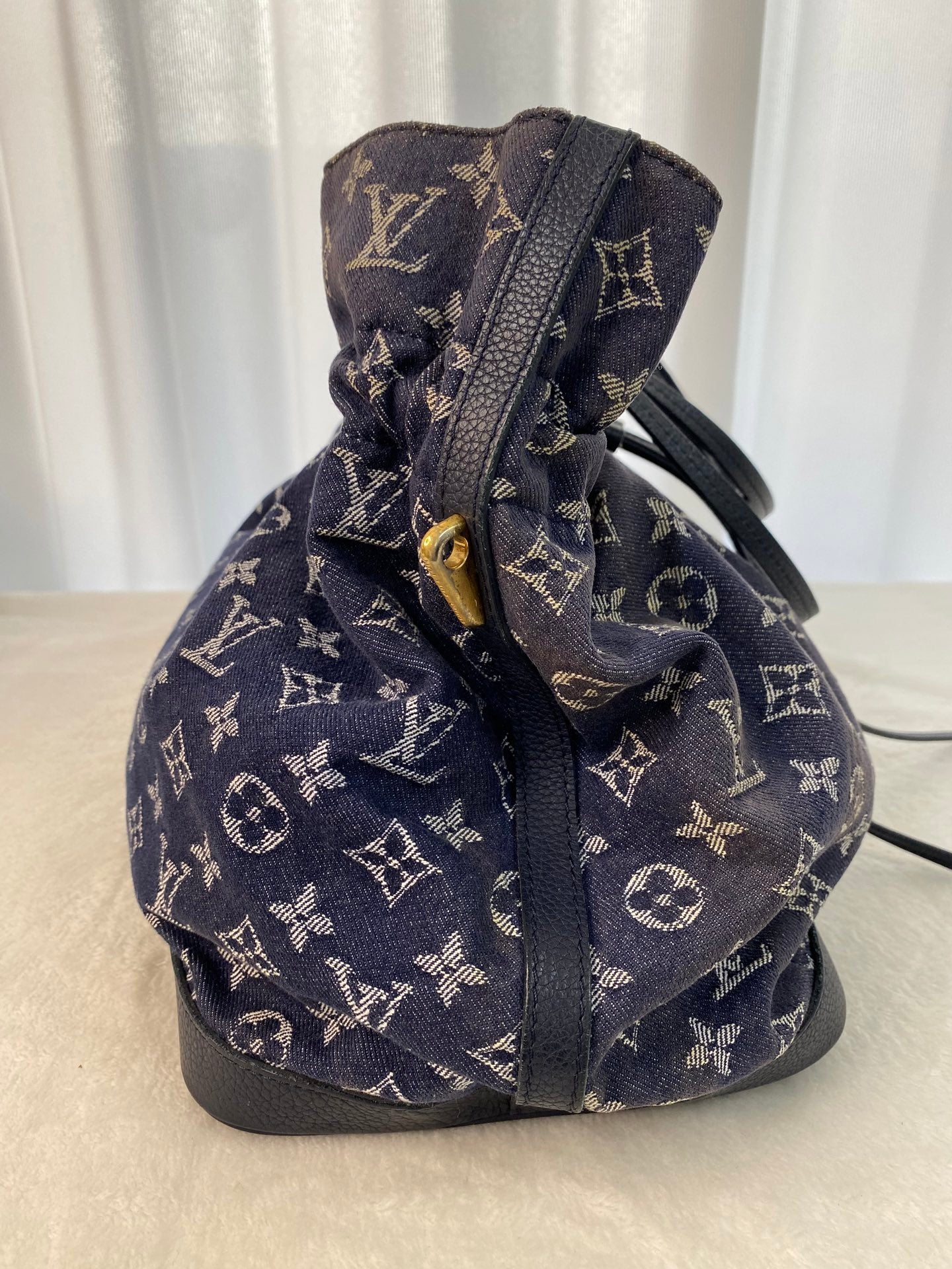 LOUIS VUITTON Monogram Denim Handbag