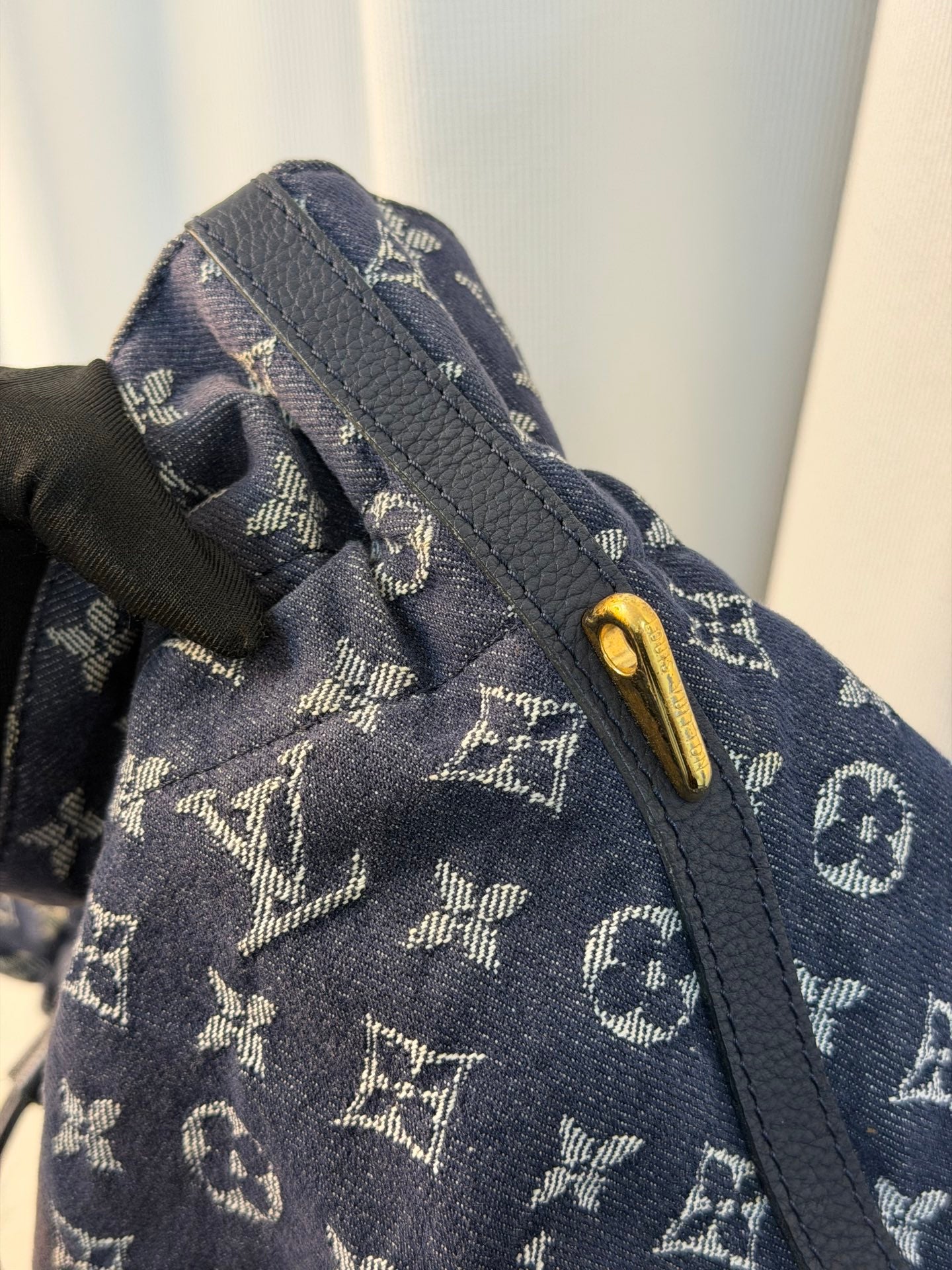 LOUIS VUITTON Monogram Denim Handbag