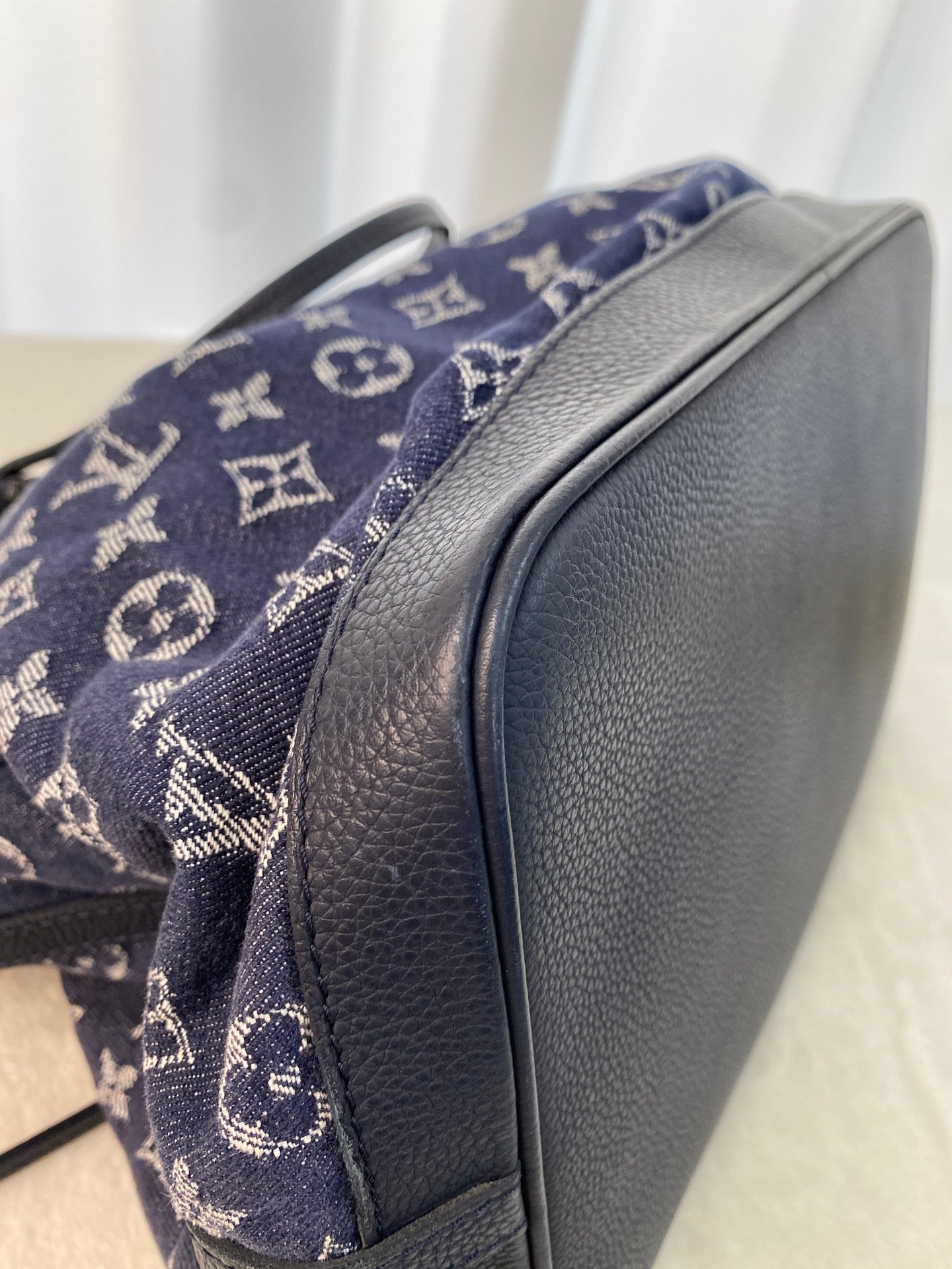 LOUIS VUITTON Monogram Denim Handbag