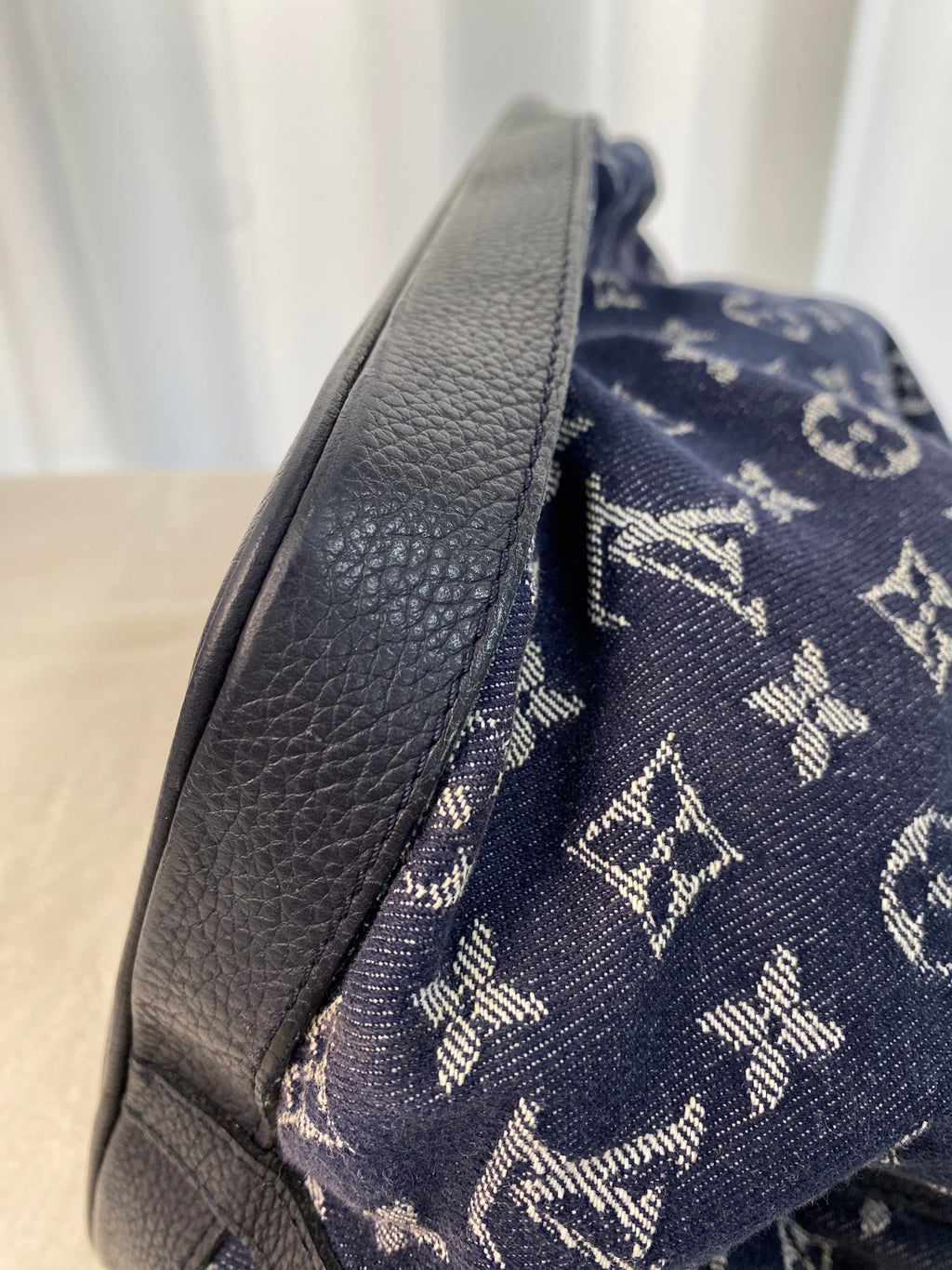 LOUIS VUITTON Monogram Denim Handbag