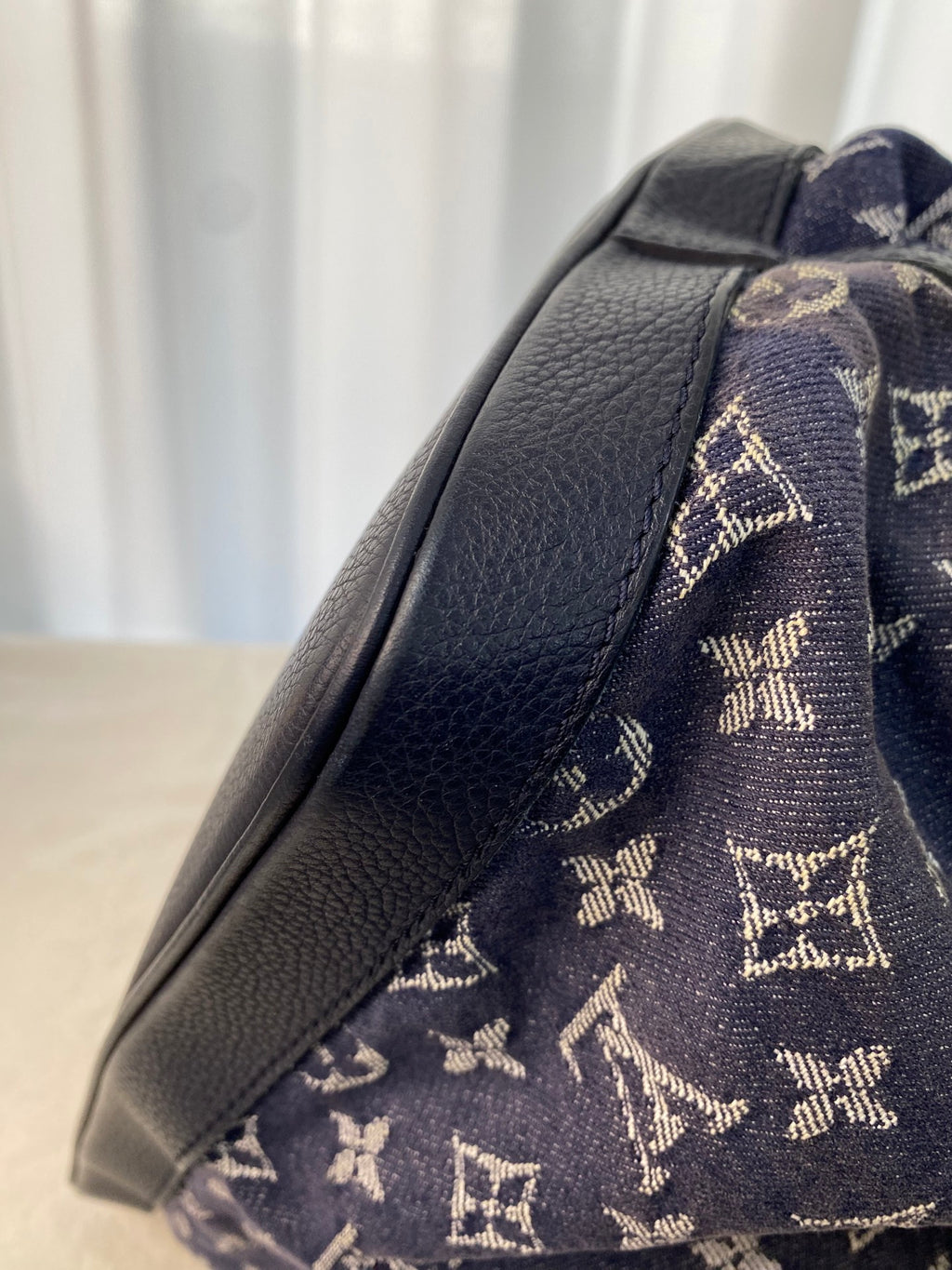 LOUIS VUITTON Monogram Denim Handbag