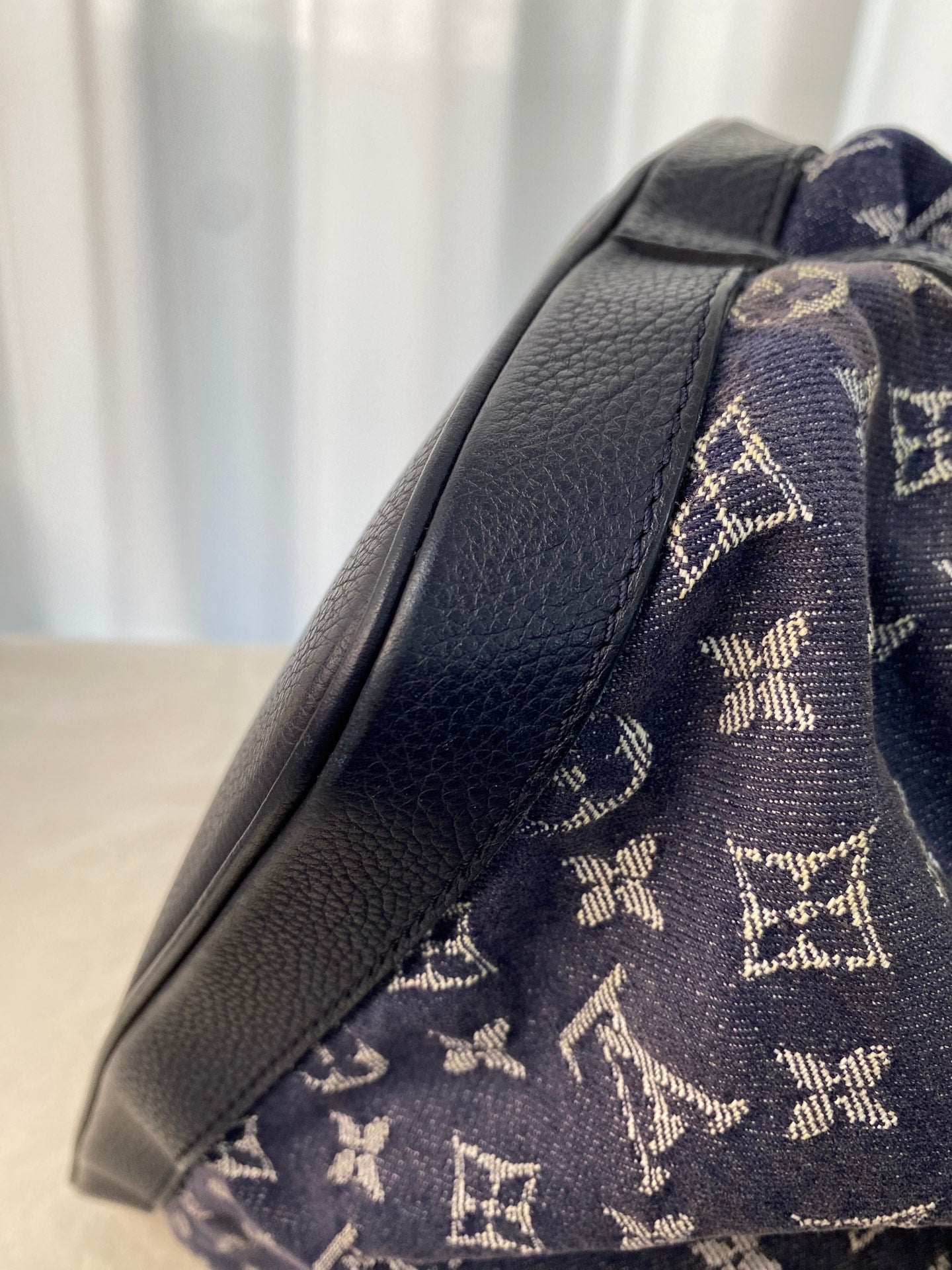LOUIS VUITTON Monogram Denim Handbag