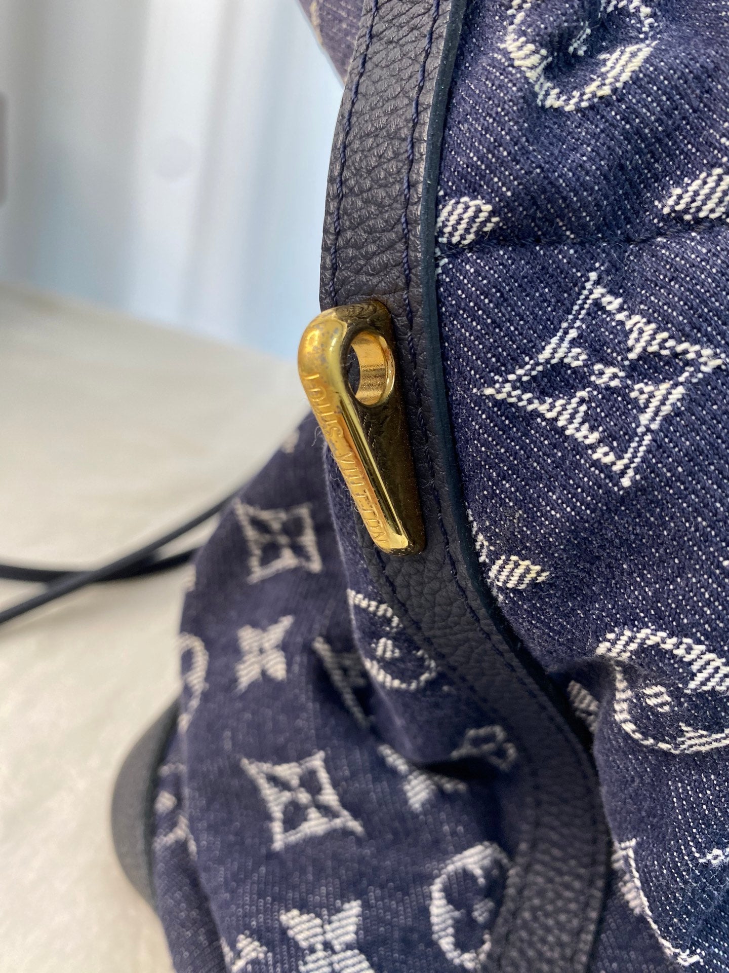 LOUIS VUITTON Monogram Denim Handbag