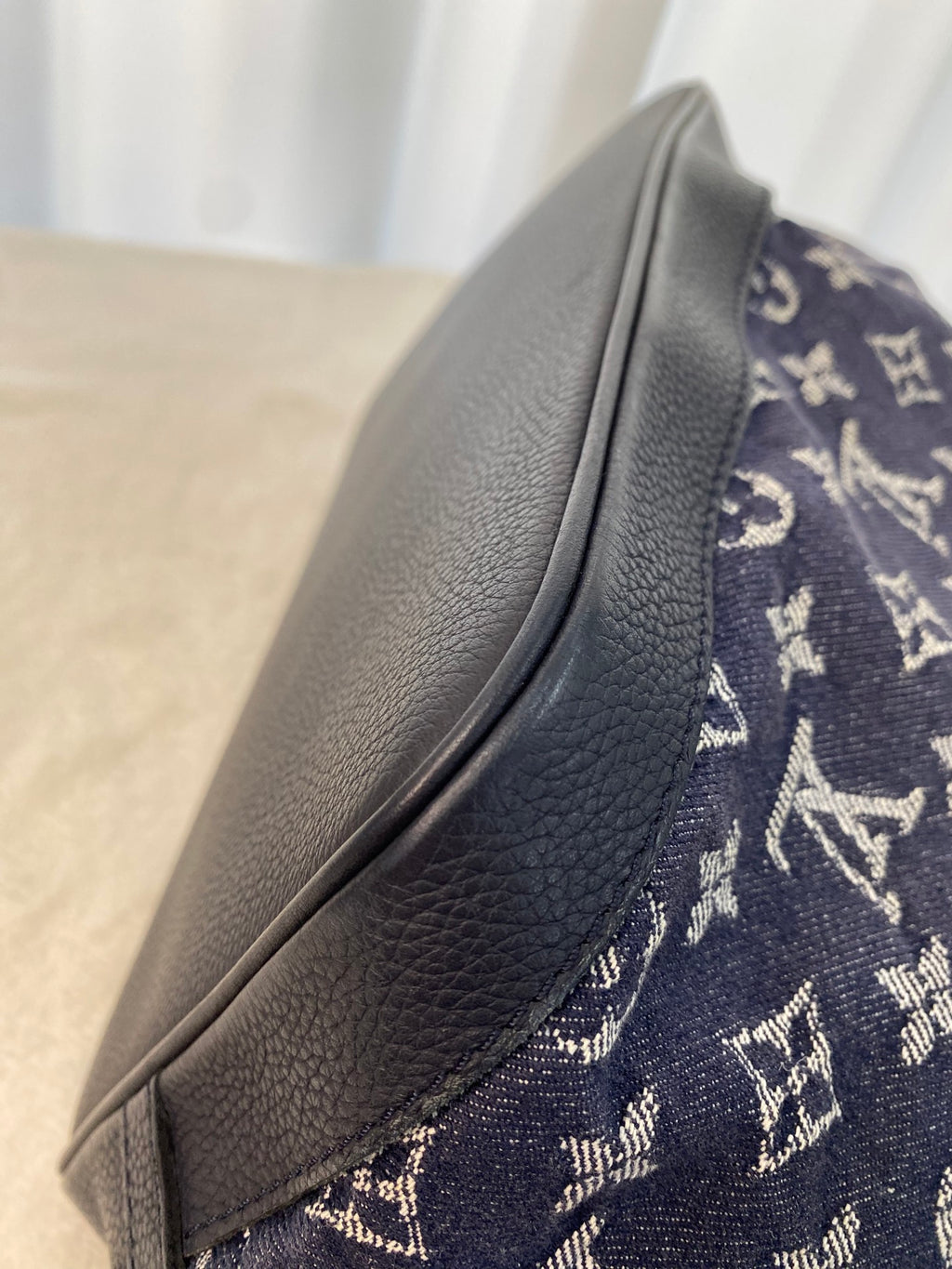 LOUIS VUITTON Monogram Denim Handbag