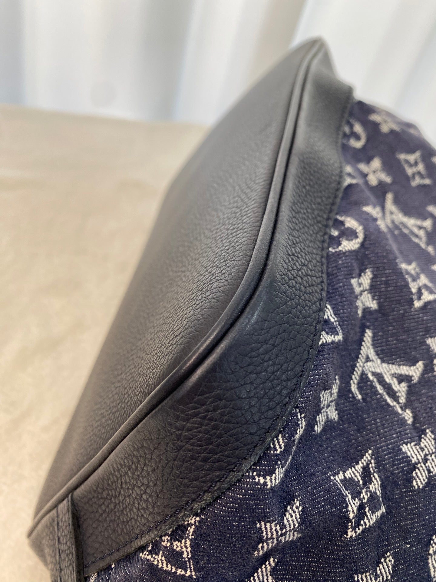 LOUIS VUITTON Monogram Denim Handbag