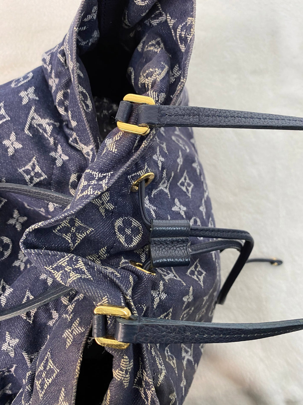 LOUIS VUITTON Monogram Denim Handbag