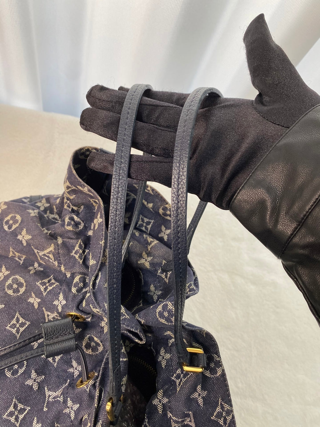 LOUIS VUITTON Monogram Denim Handbag