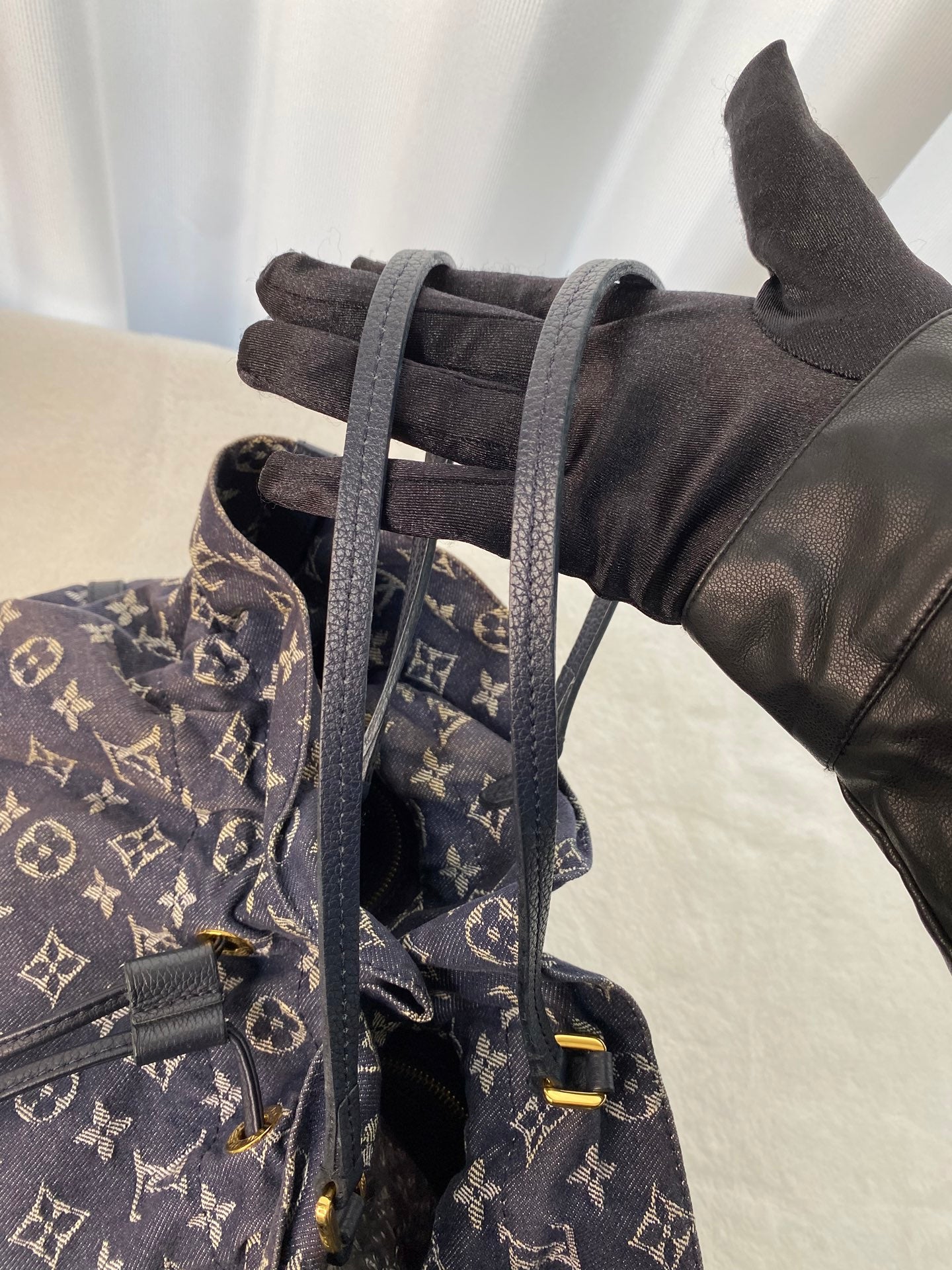 LOUIS VUITTON Monogram Denim Handbag