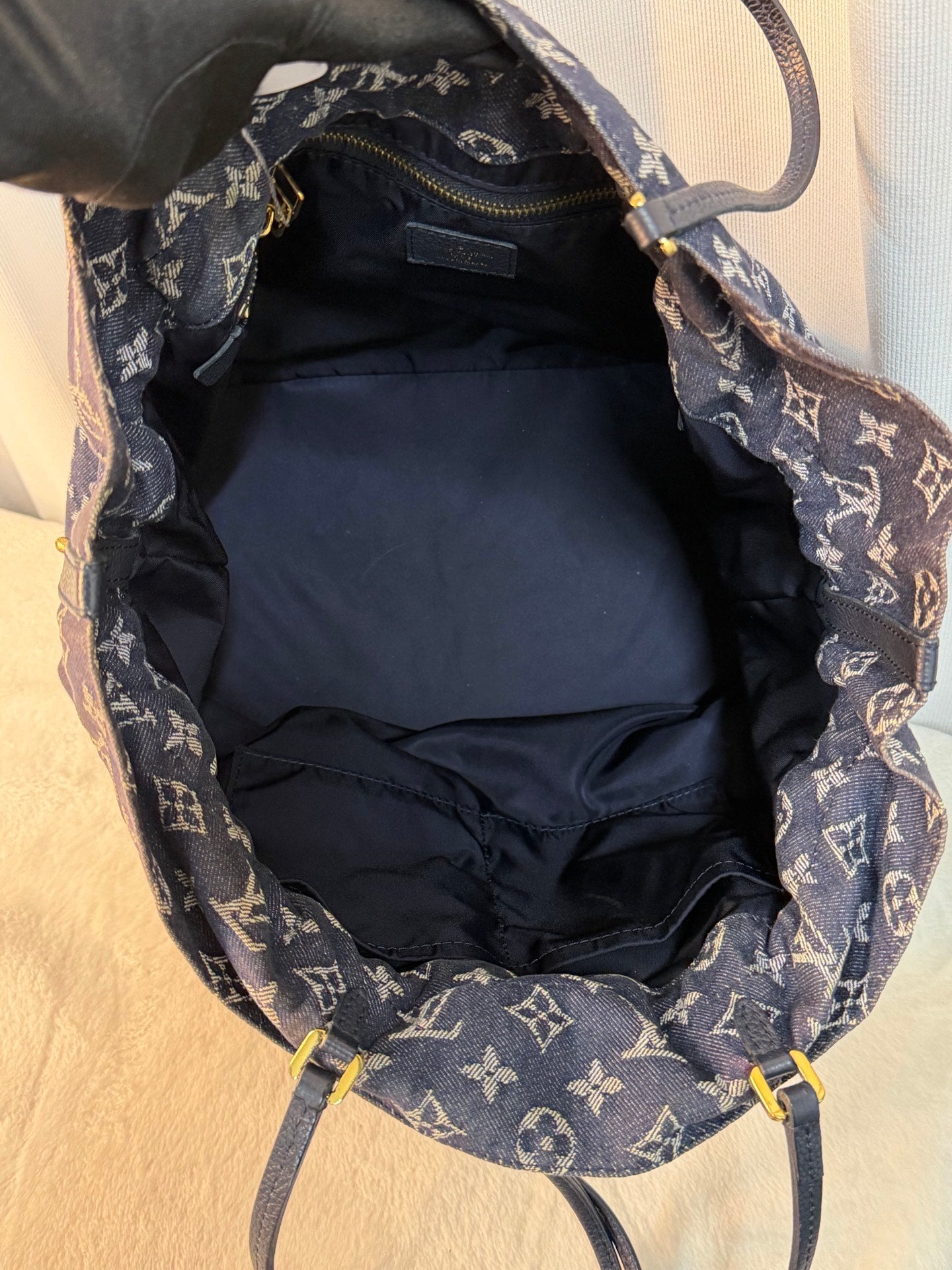 LOUIS VUITTON Monogram Denim Handbag