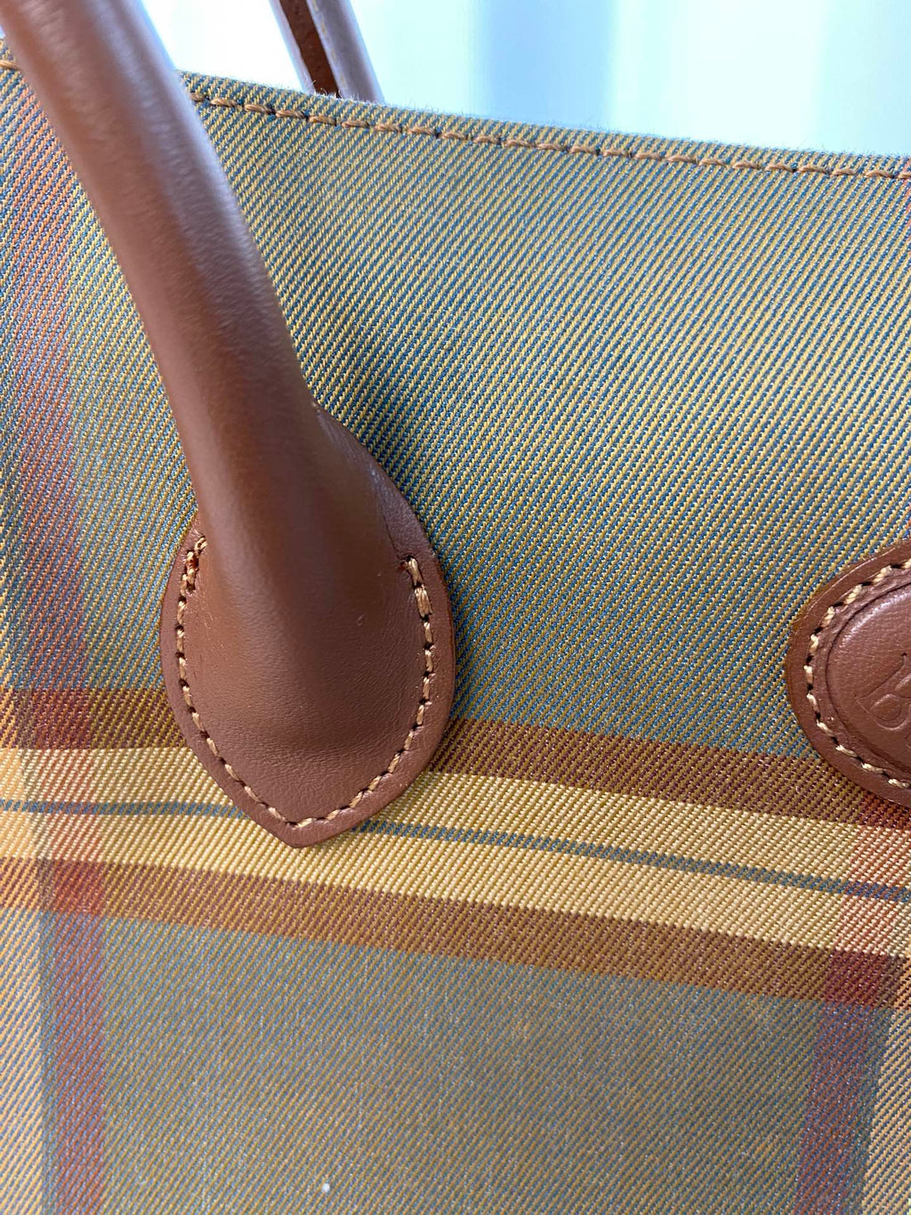 BURBERRY Check pattern handbag