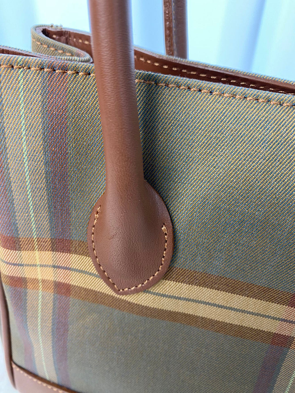 BURBERRY Check pattern handbag