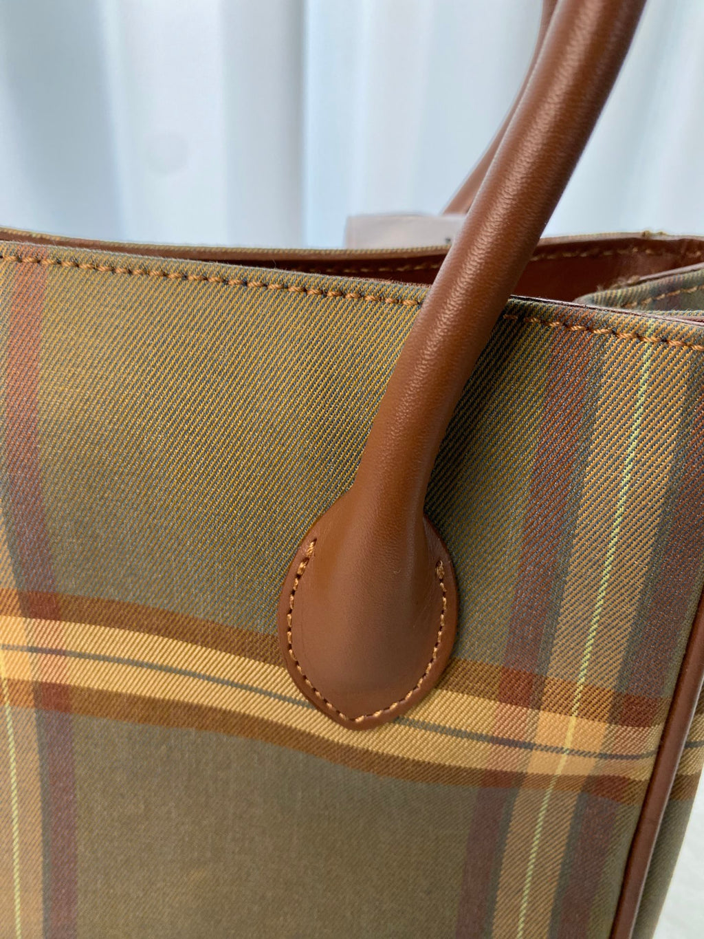 BURBERRY Check pattern handbag