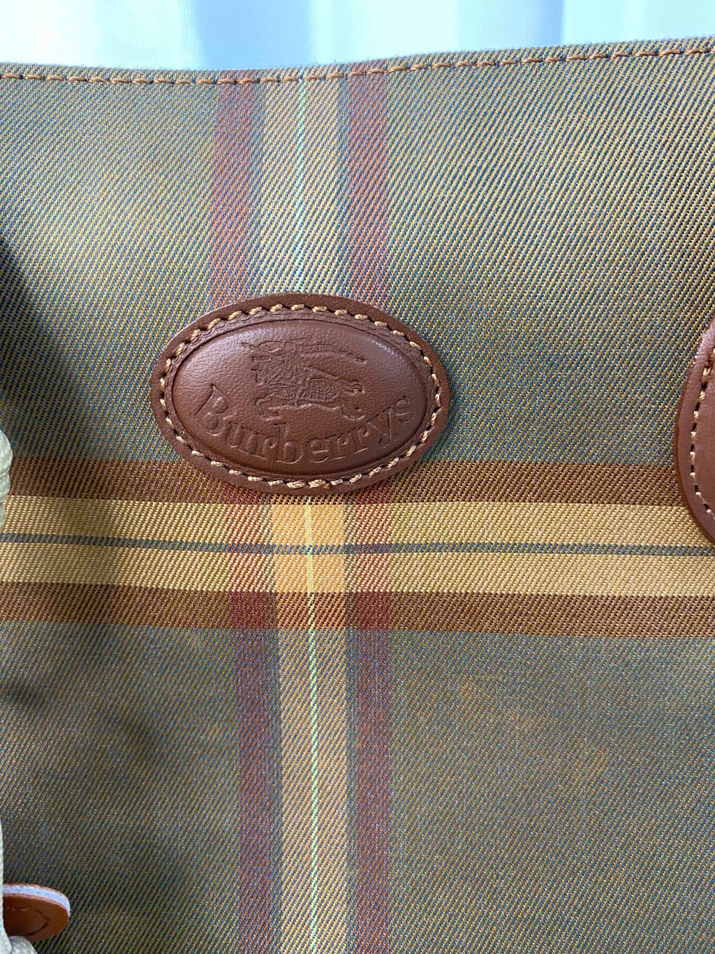 BURBERRY Check pattern handbag