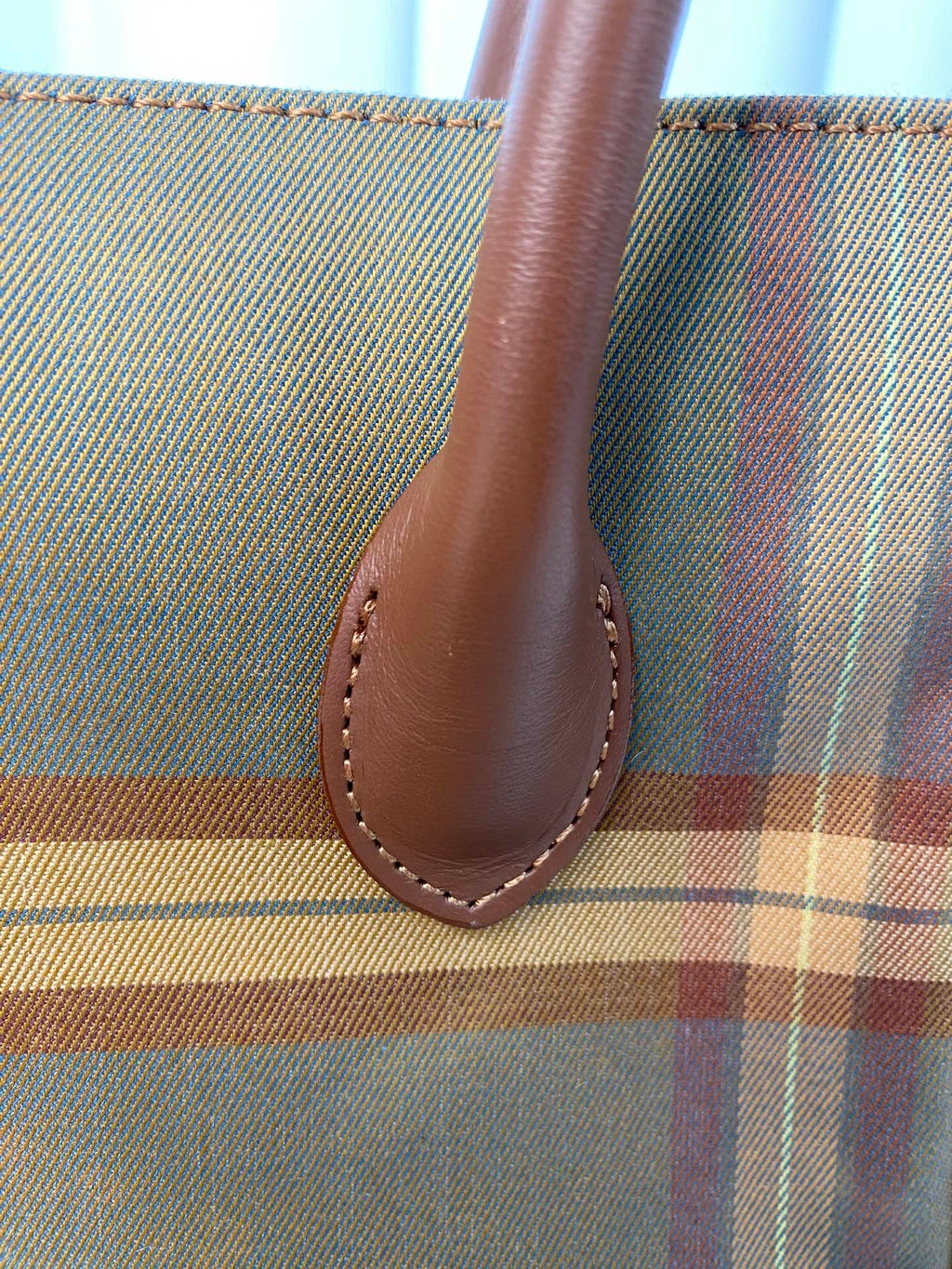 BURBERRY Check pattern handbag