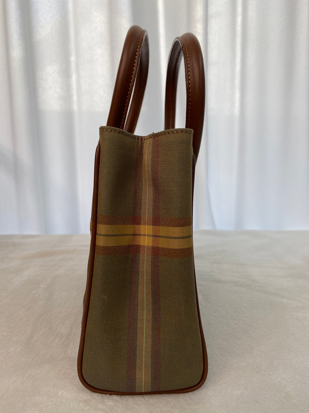 BURBERRY Check pattern handbag
