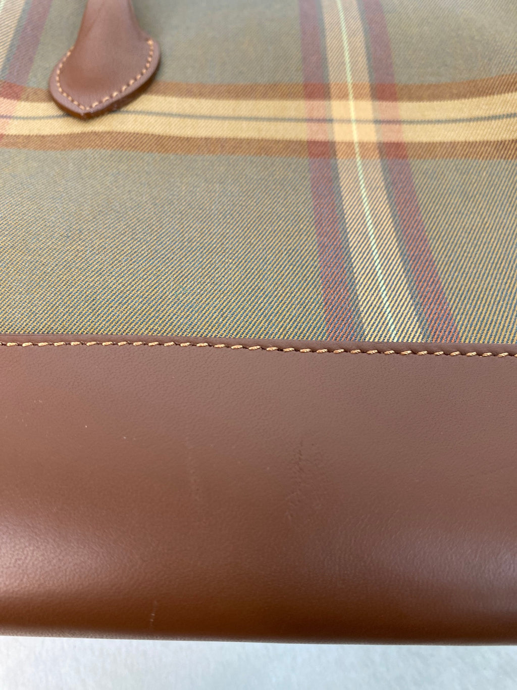 BURBERRY Check pattern handbag