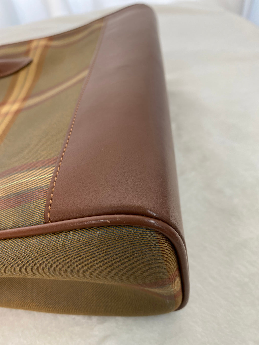 BURBERRY Check pattern handbag