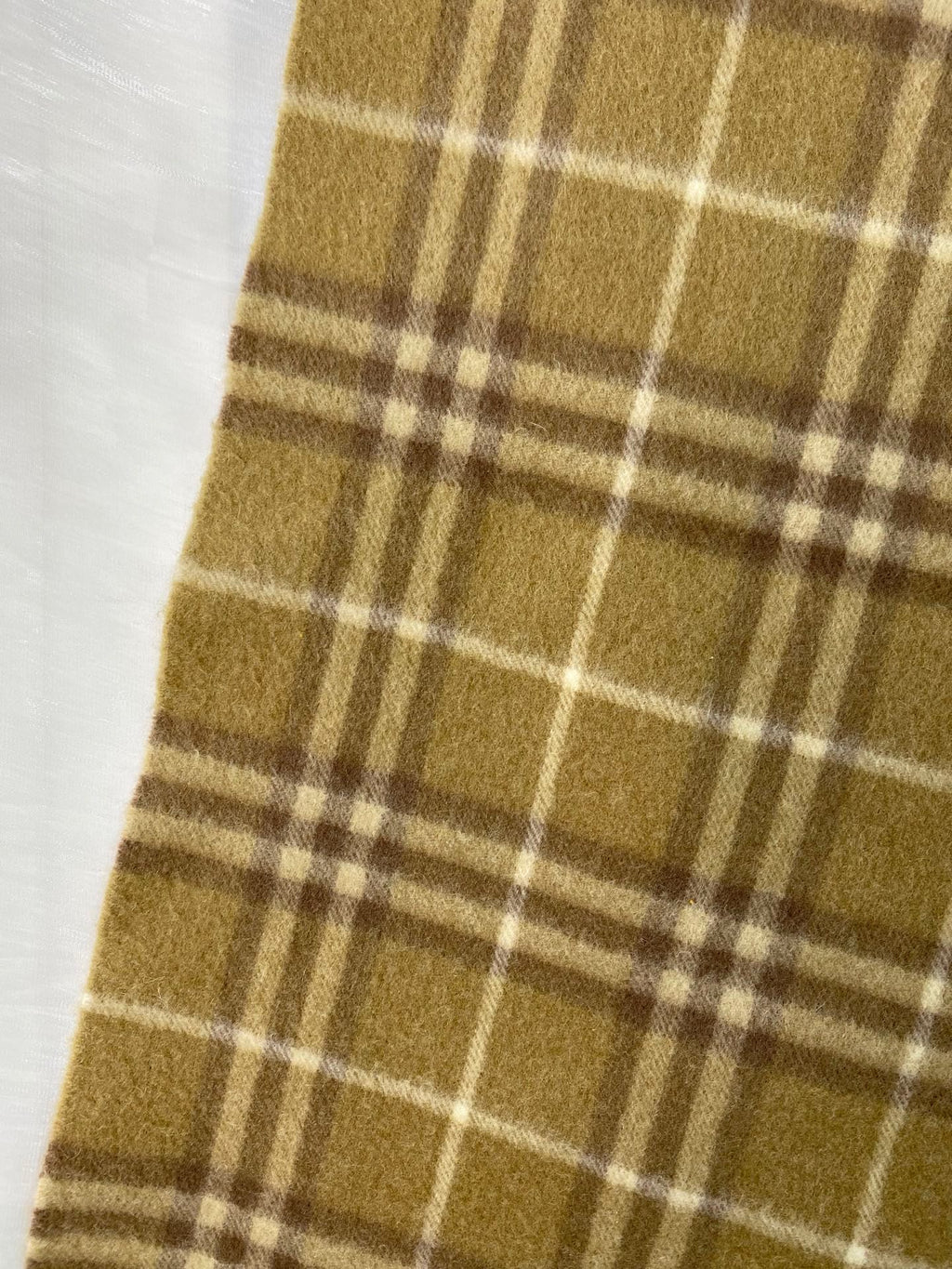 BURBERRY Check-pattern Cashmere Scarf