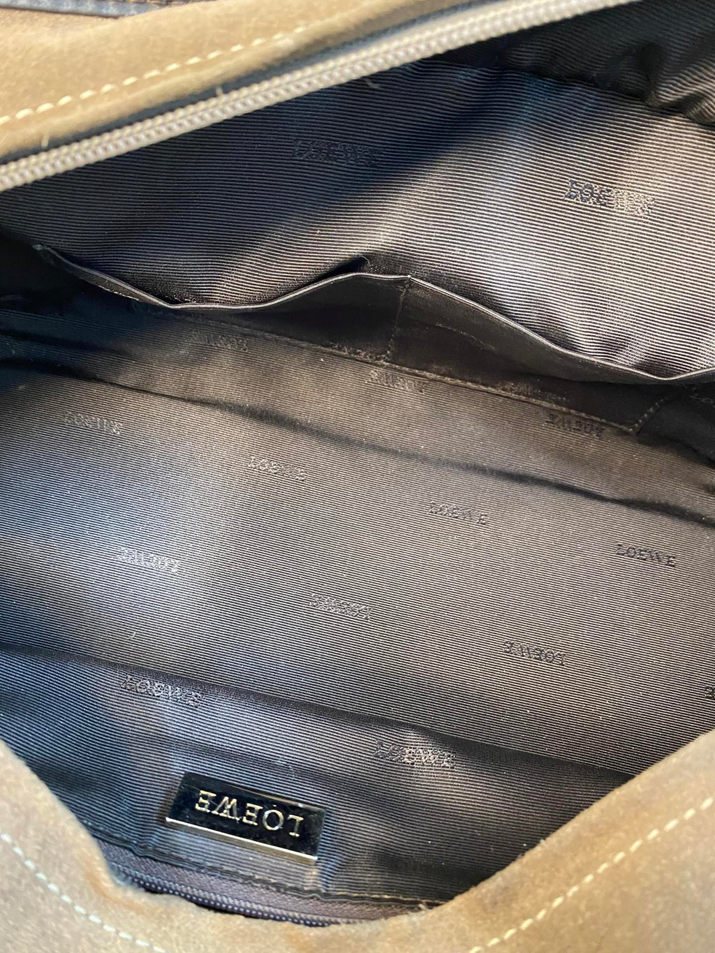 LOEWE Suede Amazona Handbag
