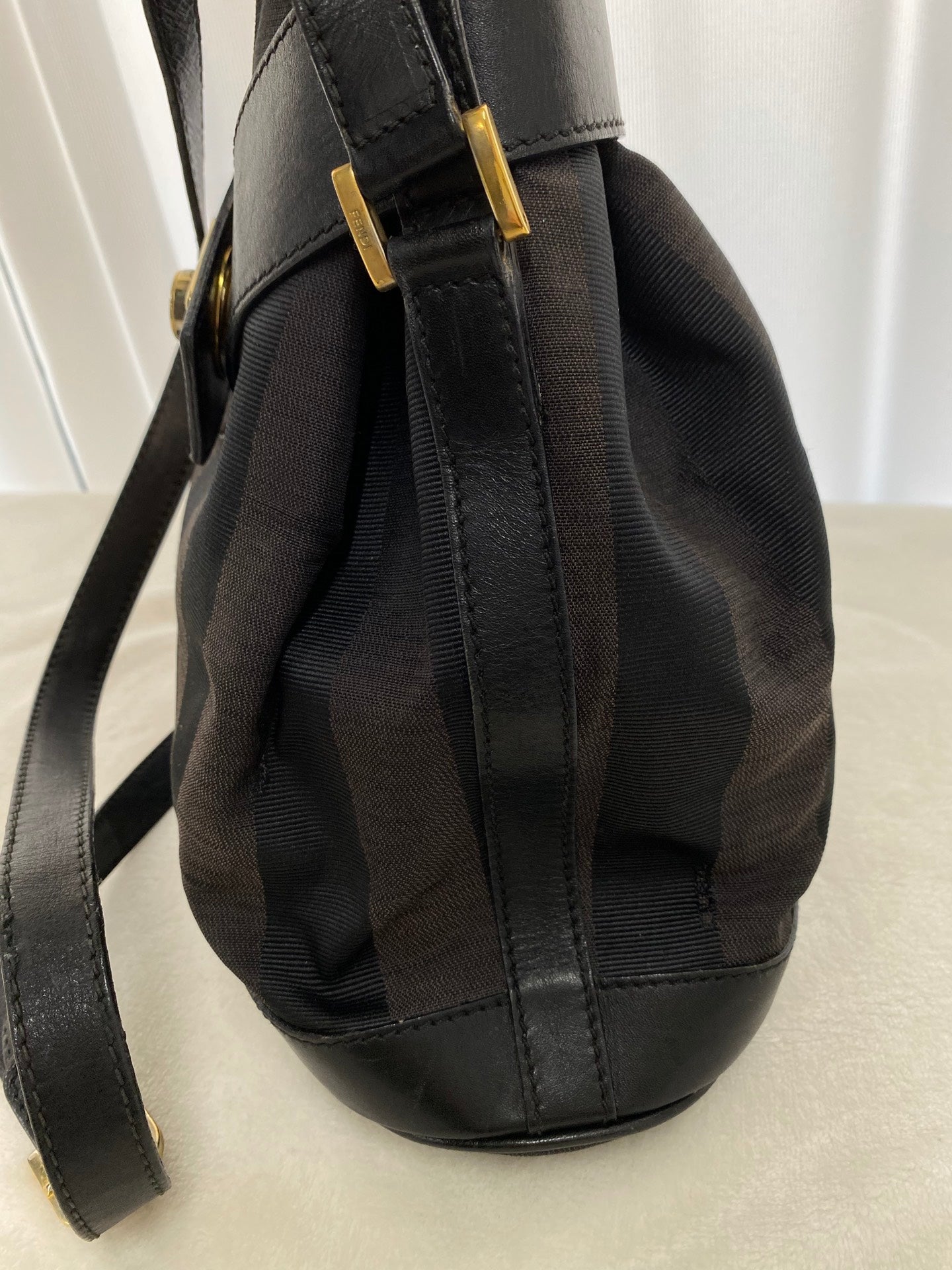 FENDI Pequin Stripe Shoulderbag