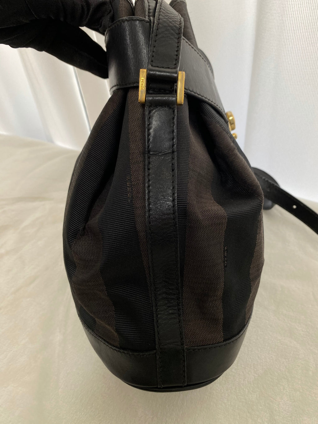 FENDI Pequin Stripe Shoulderbag