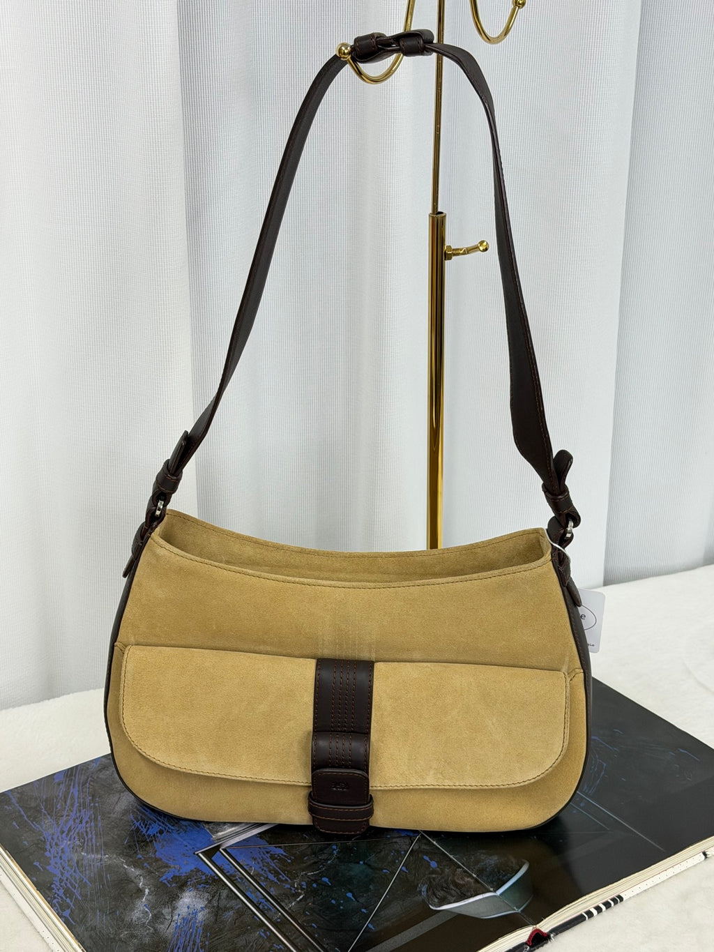 LOEWE Suede Shoulderbag