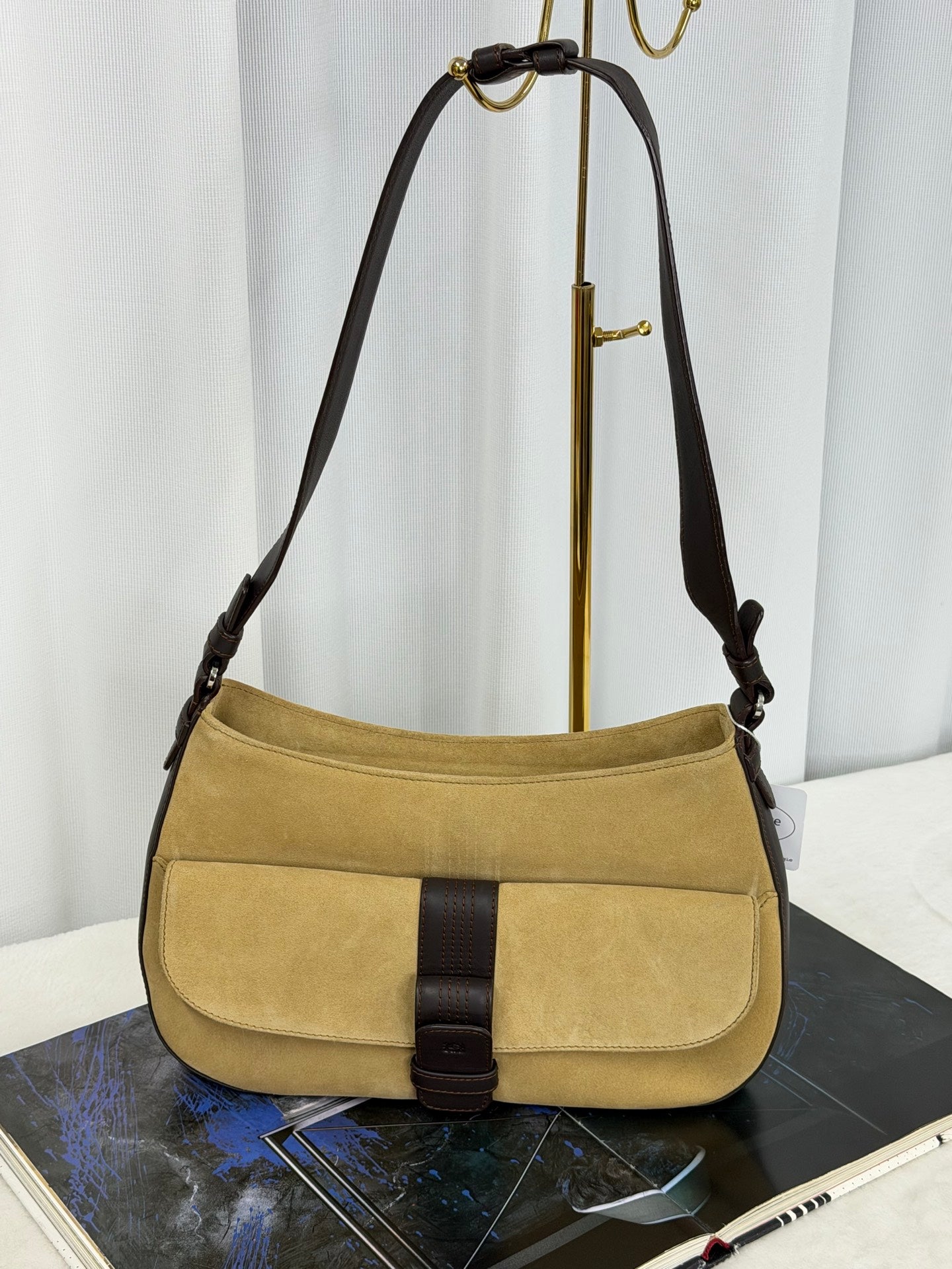LOEWE Suede Shoulderbag